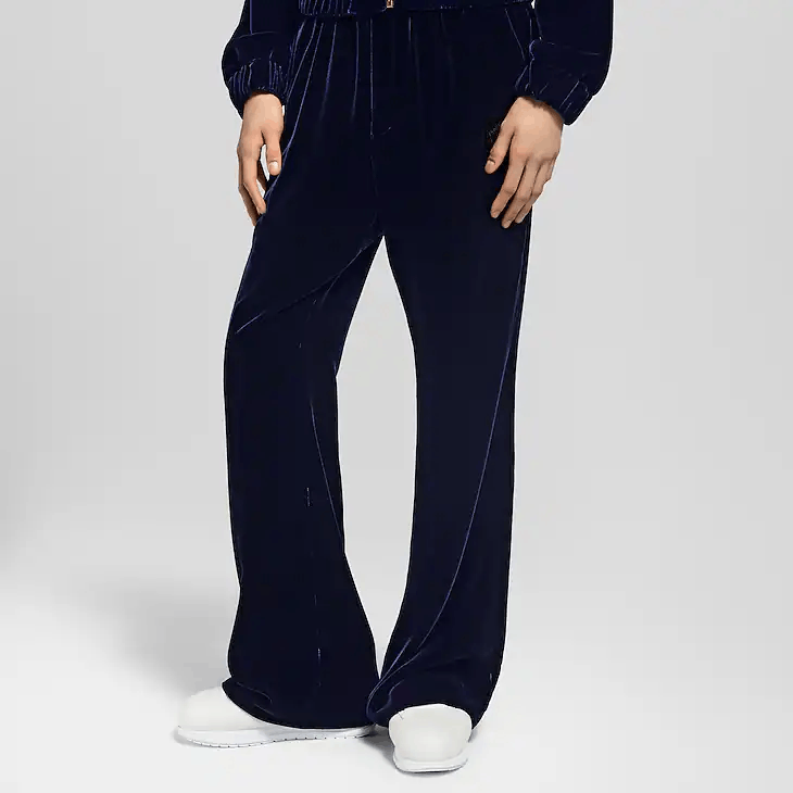 Louis Vuitton Silk Velvet Track Trousers Size US 32 / EU 48 - 2 Thumbnail