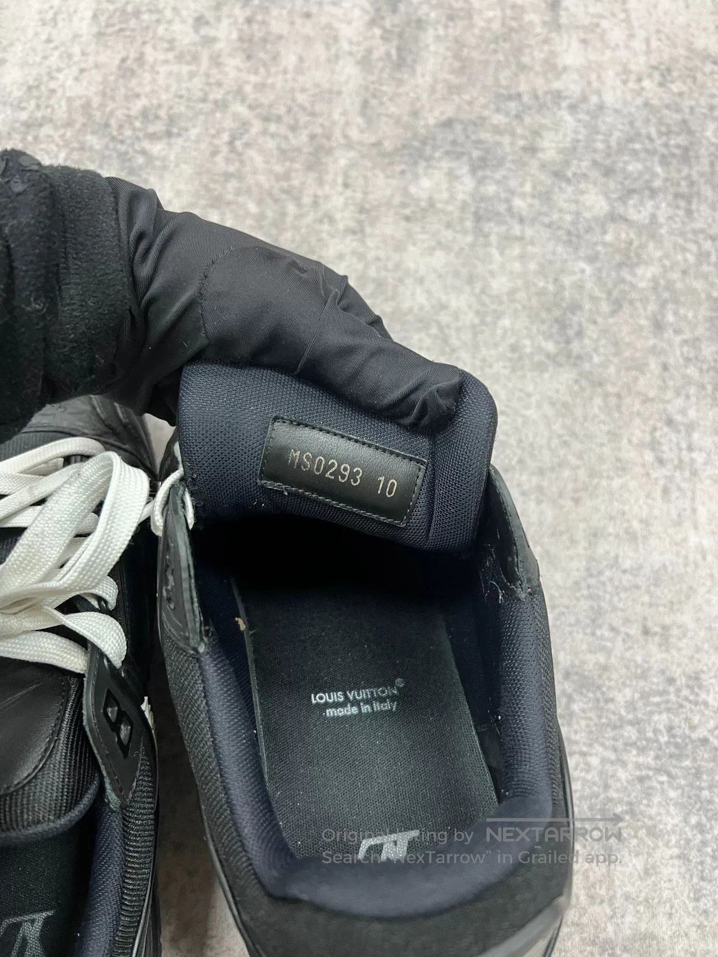 Louis Vuitton lv embossed black trainer size 10. Size US 10 / EU 43 - 8 Thumbnail
