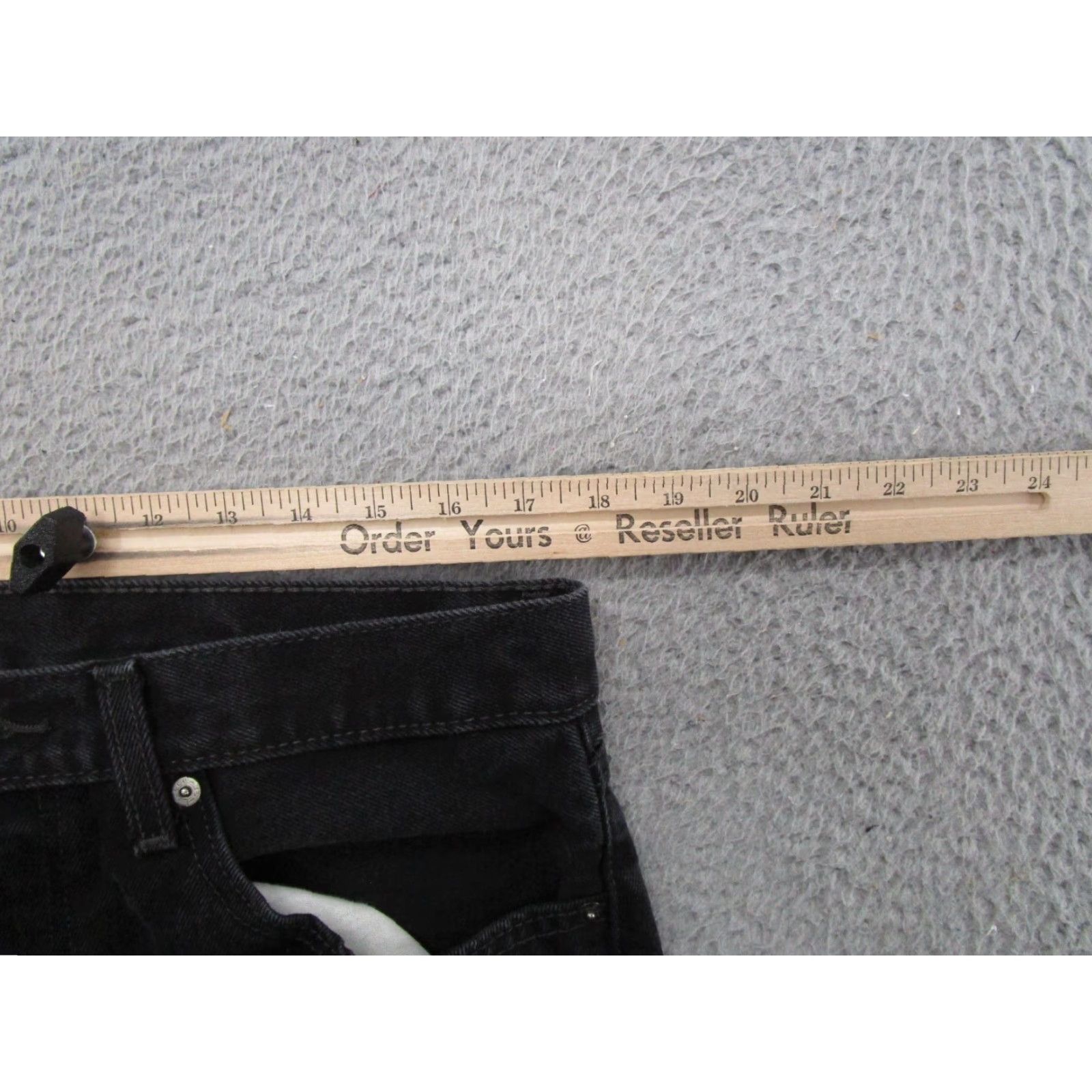 Levi's Levis 505 Black Denim Straight Jeans Mens 36x32 Regular Size Levi's 505 Jeans Black Straight Mens 36-32 Size US 36 / EU 52 - 5 Thumbnail