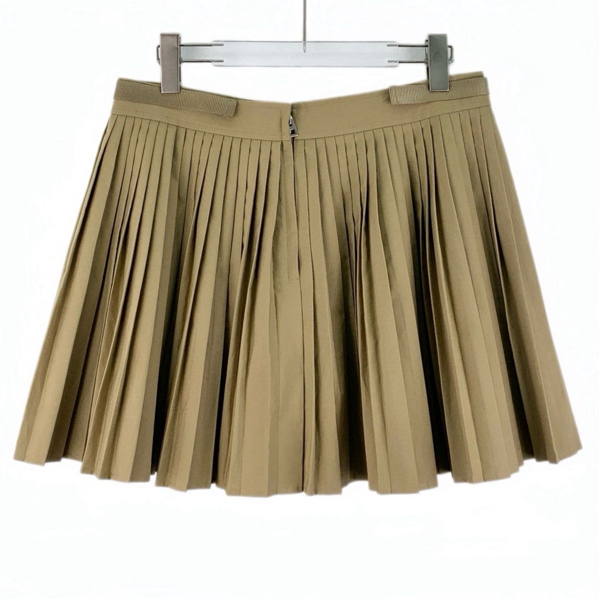 Dior Dior Khaki Pleated Mini Skirt K26WX Size 28" / US 6 / IT 42 - 1 Thumbnail