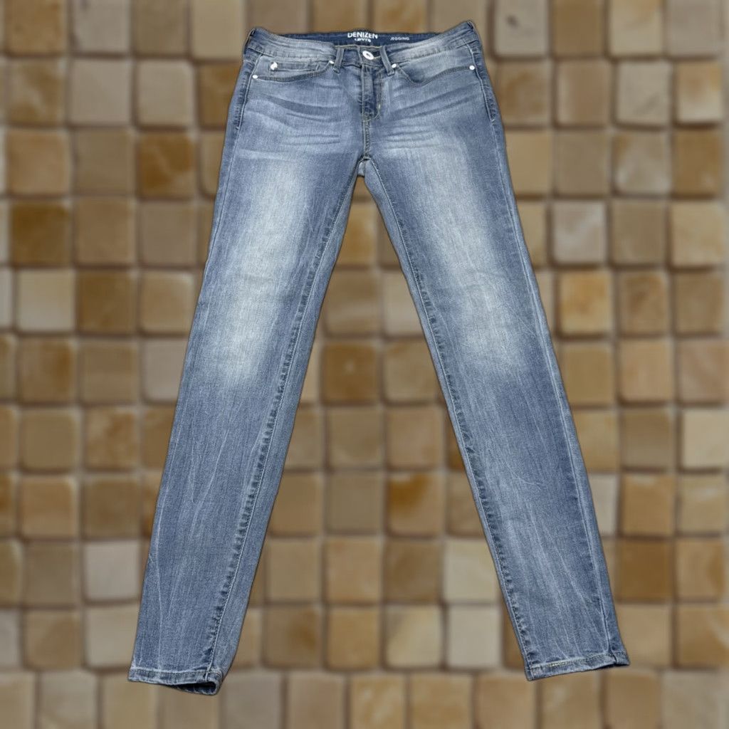 Denizen VINTAGE Levi's Denizen Women's Jeans Jegging Stretch Low Rise 5 Juniors Blue Size 27" / US 4 / IT 40 - 1 Thumbnail