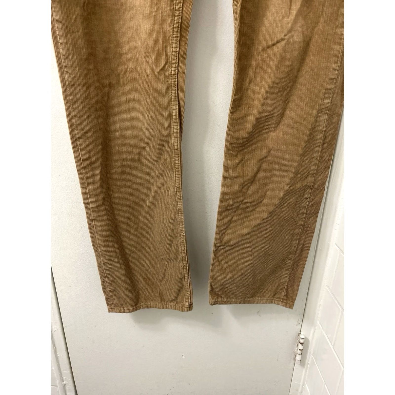 Banana Republic Banana Republic Pants Men Sz 33x34 Brown Corduroy Straight Fit Pima Cotton Pants Size US 33 - 3 Thumbnail