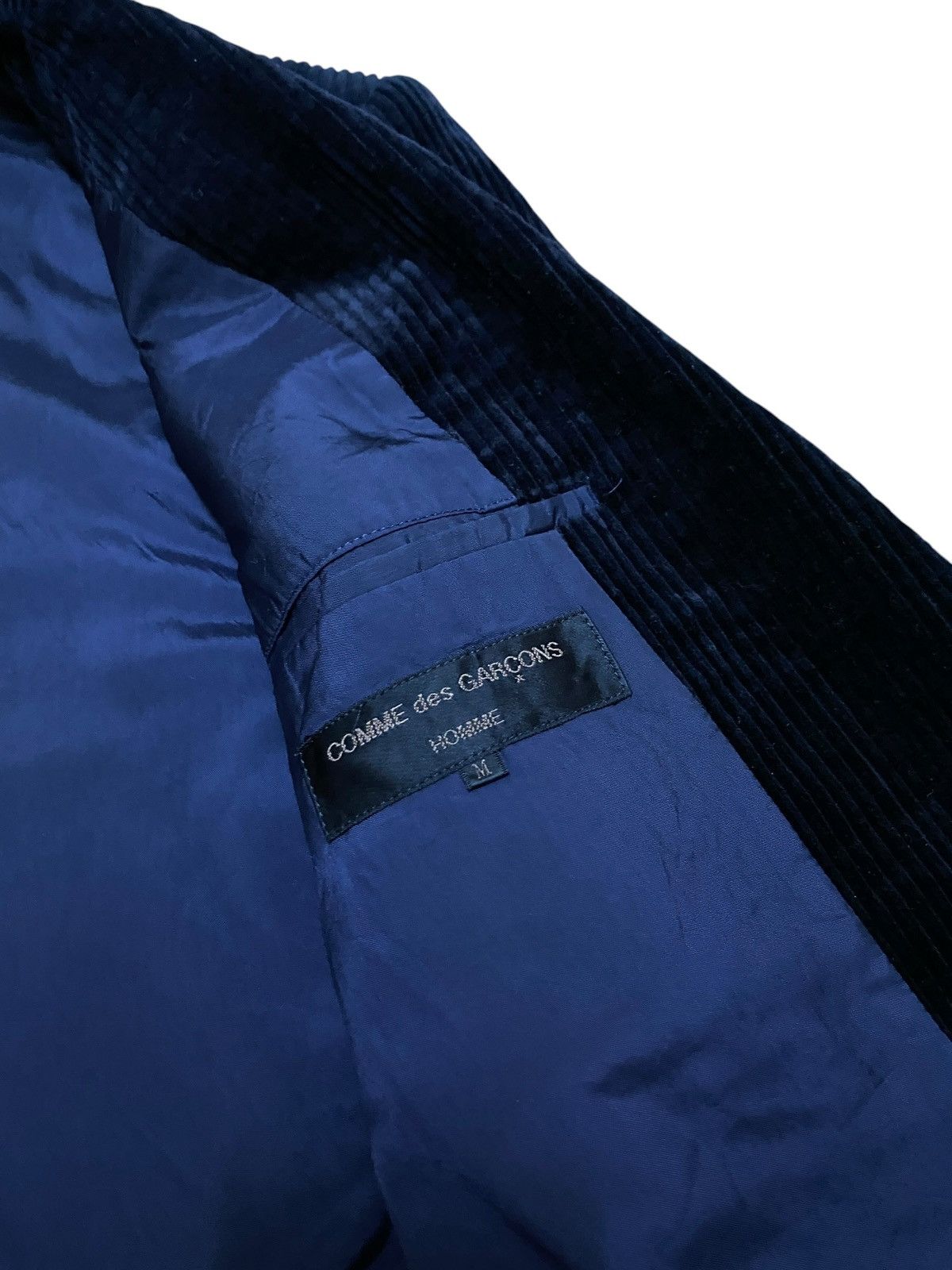 Comme des Garcons Homme Rare Vintage Comme Des Garcons Homme Corduroy Jacket 1988s Size US M / EU 48-50 / 2 - 7 Thumbnail