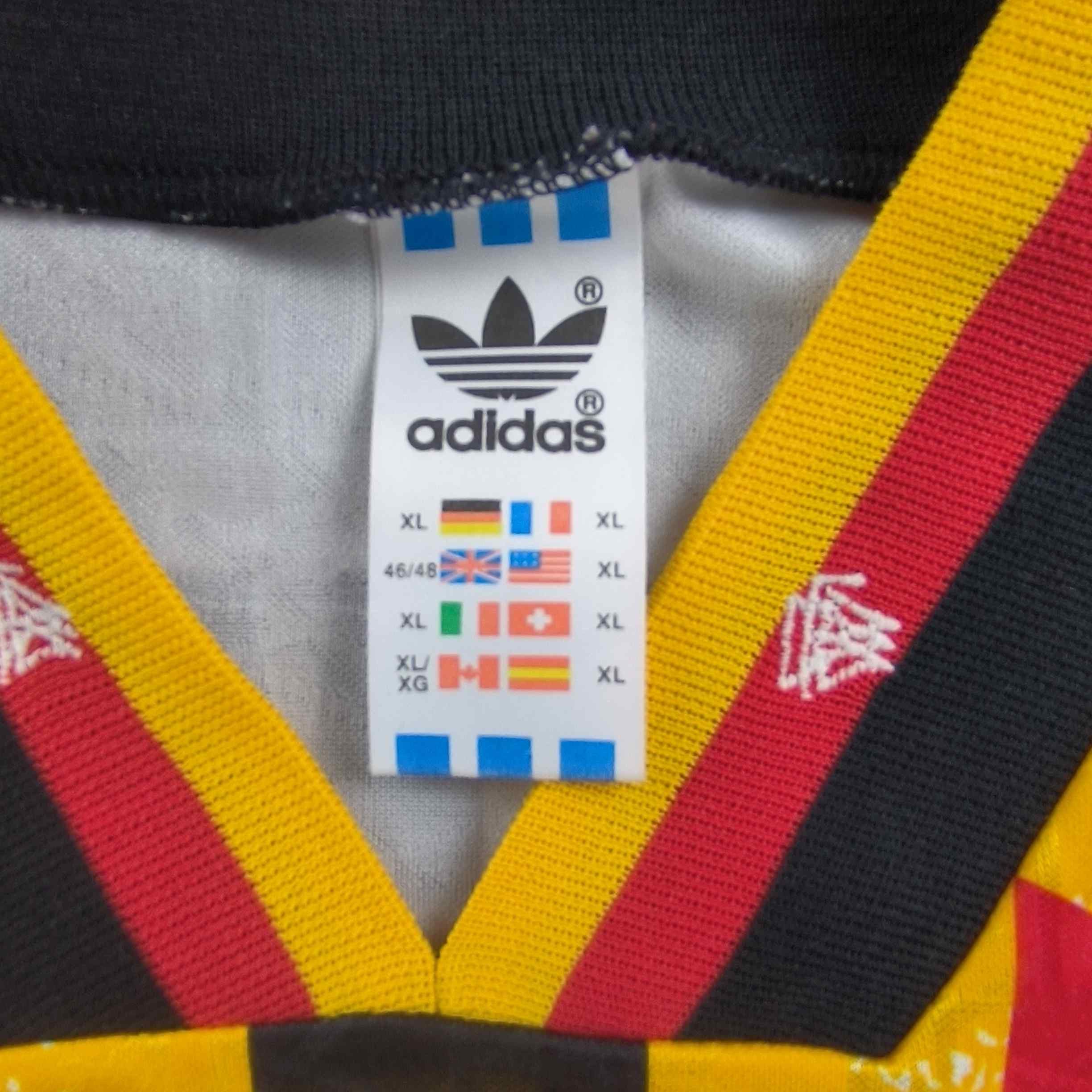 Adidas Germany 1994-96 Adidas home football jersey shirt size XL Size US XL / EU 56 / 4 - 4 Thumbnail