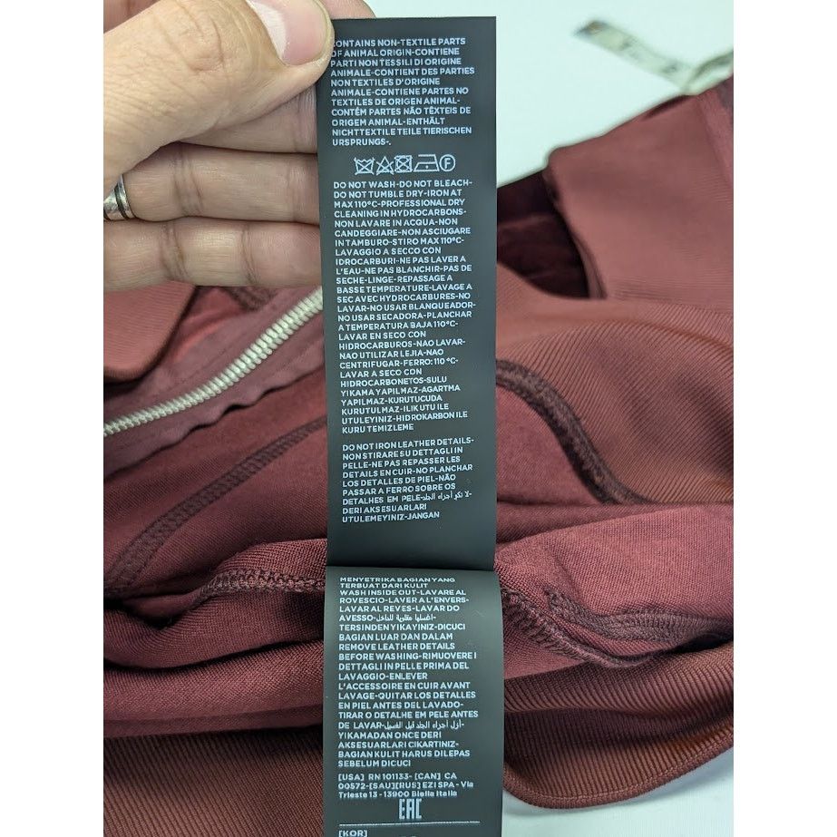 Tom Ford o1rshd1 Cut and Sewn Zipper Hoodie Jacket in Burgundy Size US S / EU 44-46 / 1 - 11 Thumbnail