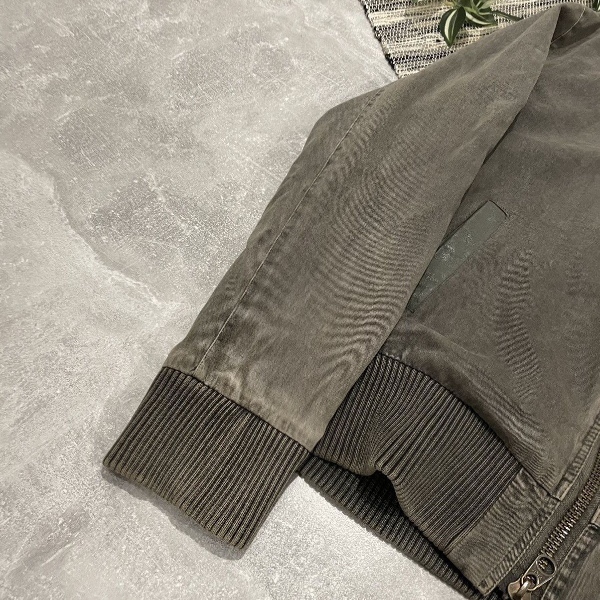 Allsaints moto distress leather bomber jacket vintage 90s