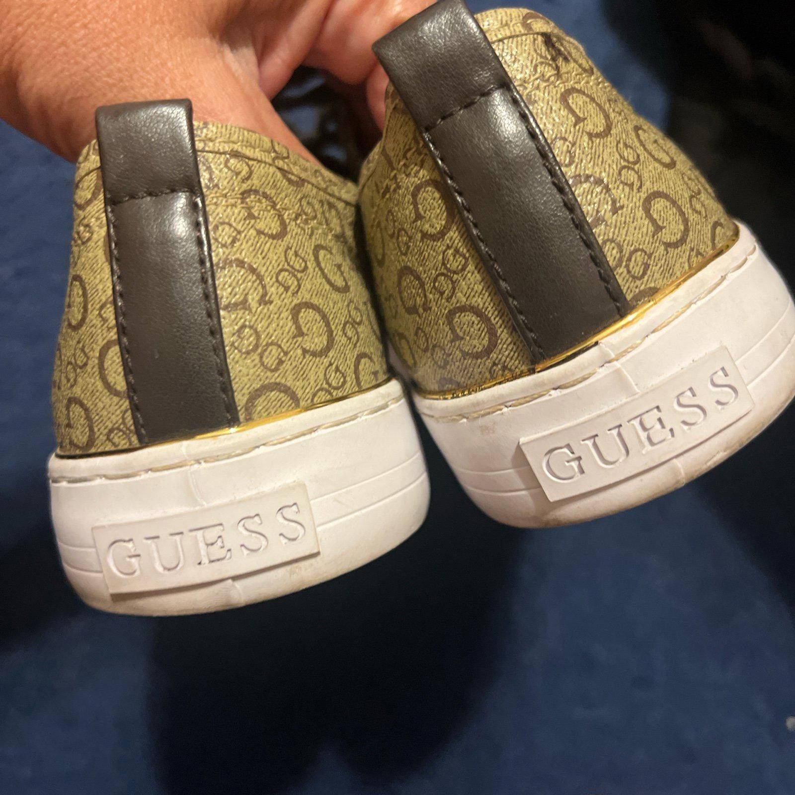 Guess GUESS KIRKWEL BROWN SIGNATURE LOGO SNEAKERS SHOES SIZE 9 Size US 9 / IT 39 - 2 Thumbnail