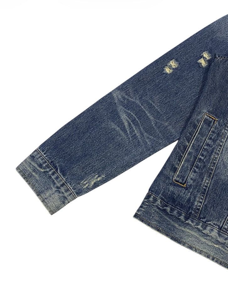 In The Attic In The Attic Cyberpunk Ripped Distressed Denim Jacket Size US M / EU 48-50 / 2 - 10 Thumbnail