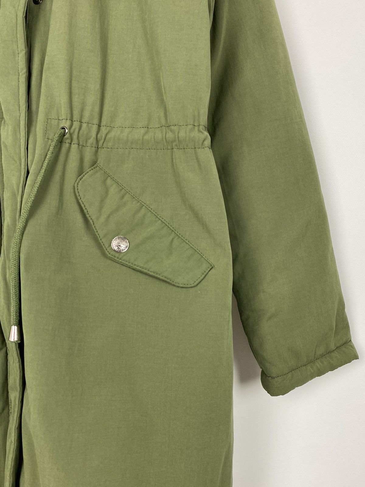 Balmain Balmain Paris Army Green Pink Fur Fishtail Parka Size XL / US 12-14 / IT 48-50 - 9 Thumbnail
