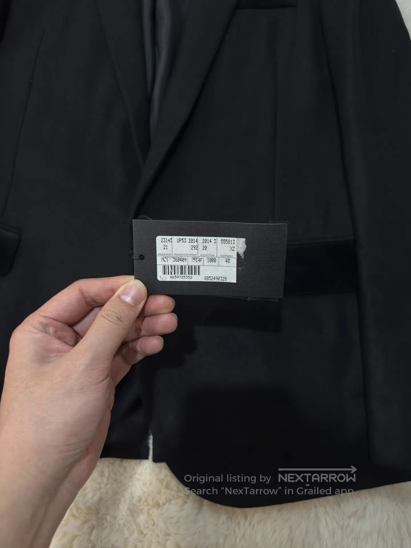 Saint Laurent Paris Saint Laurent Paris Wool and Velvet Blazer| Size US M / EU 48-50 / 2 - 2 Thumbnail