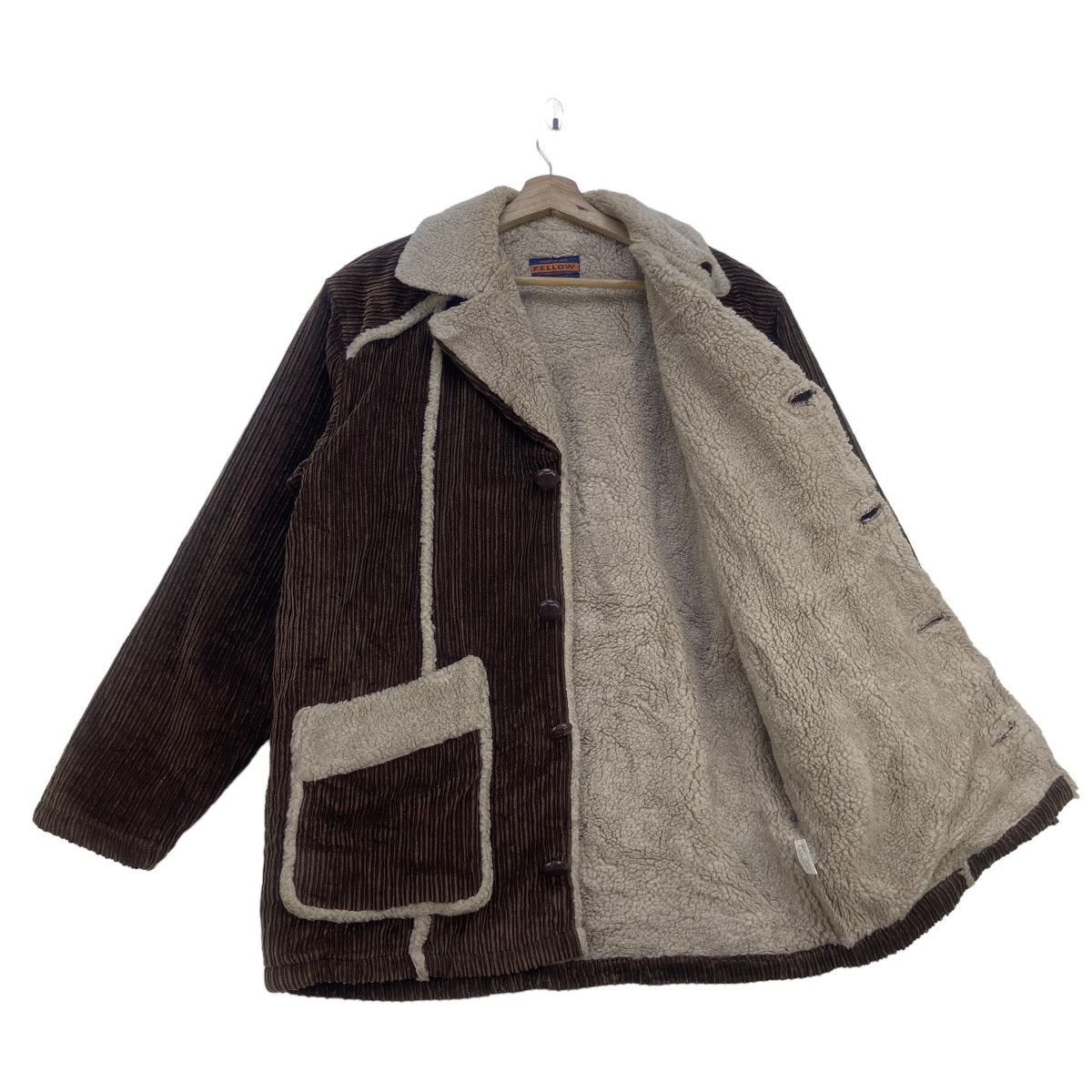 Japanese Brand Japanese Brand Fellow Stylish Corduroy Sherpa Heavy Jacket Size US M / EU 48-50 / 2 - 2 Thumbnail