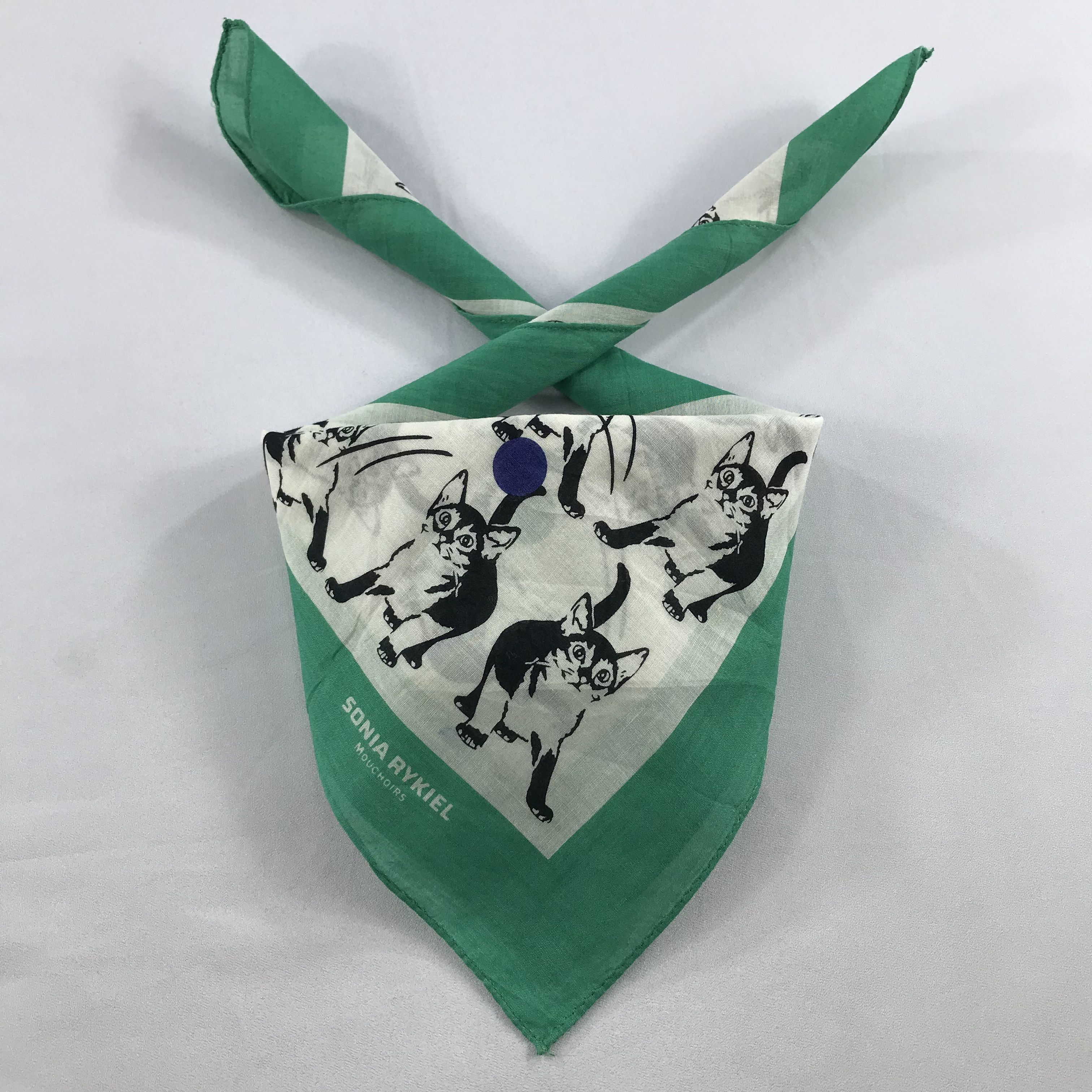 Sonia Rykiel × Vintage Sonia Rykiel Bandana / Handkerchief / Neckerchief - S2682 Size ONE SIZE - 3 Thumbnail