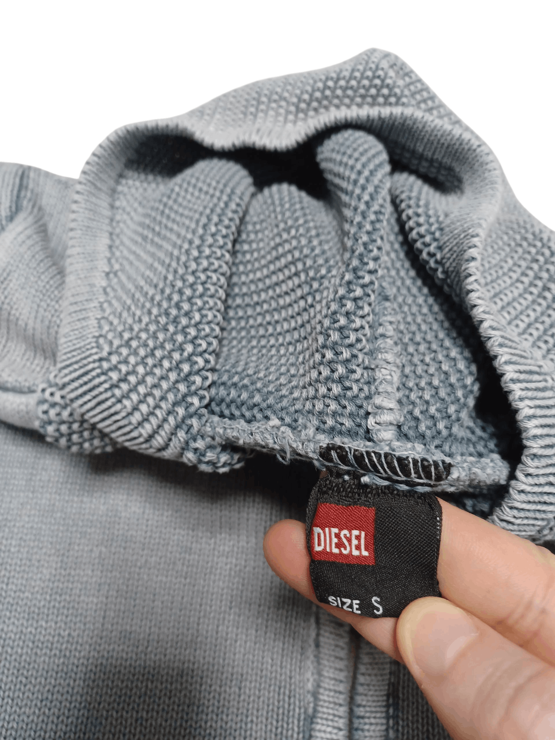 Diesel DIESEL VINTAGE 00S BIG LOGO AVANT GARDE KNIT ZIP HOODIE Size US S / EU 44-46 / 1 - 4 Thumbnail