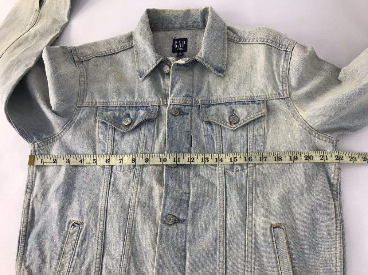 Gap × Vintage Vintage Gap Est1969 Denim Jacket Faded Colour Jeans Size US L / EU 52-54 / 3 - 14 Thumbnail