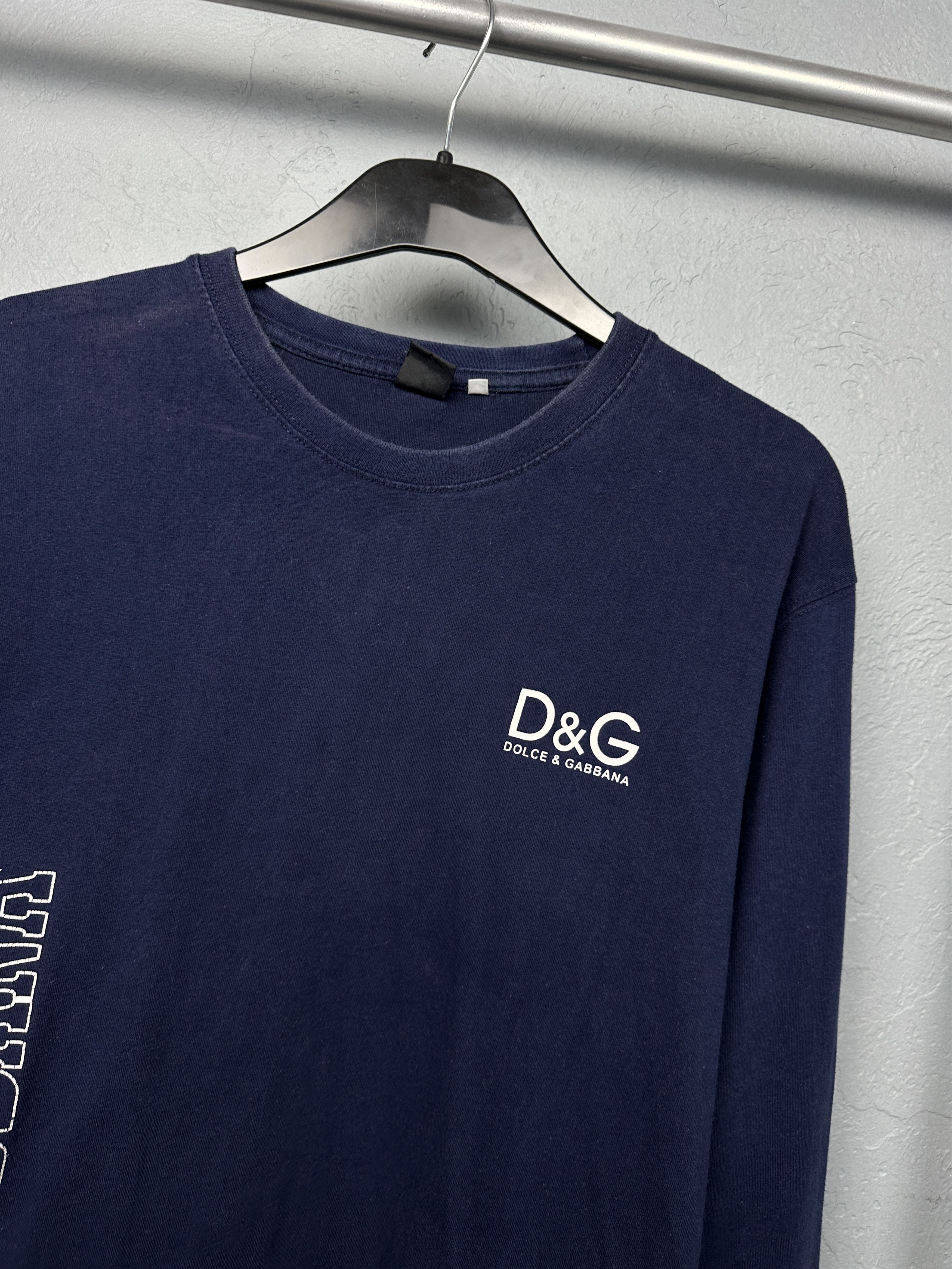 Dolce & Gabbana × Vintage Dolce & Gabbana 90s Vintage Mens Long Sleeve T-Shirt Size US XL / EU 56 / 4 - 2 Thumbnail