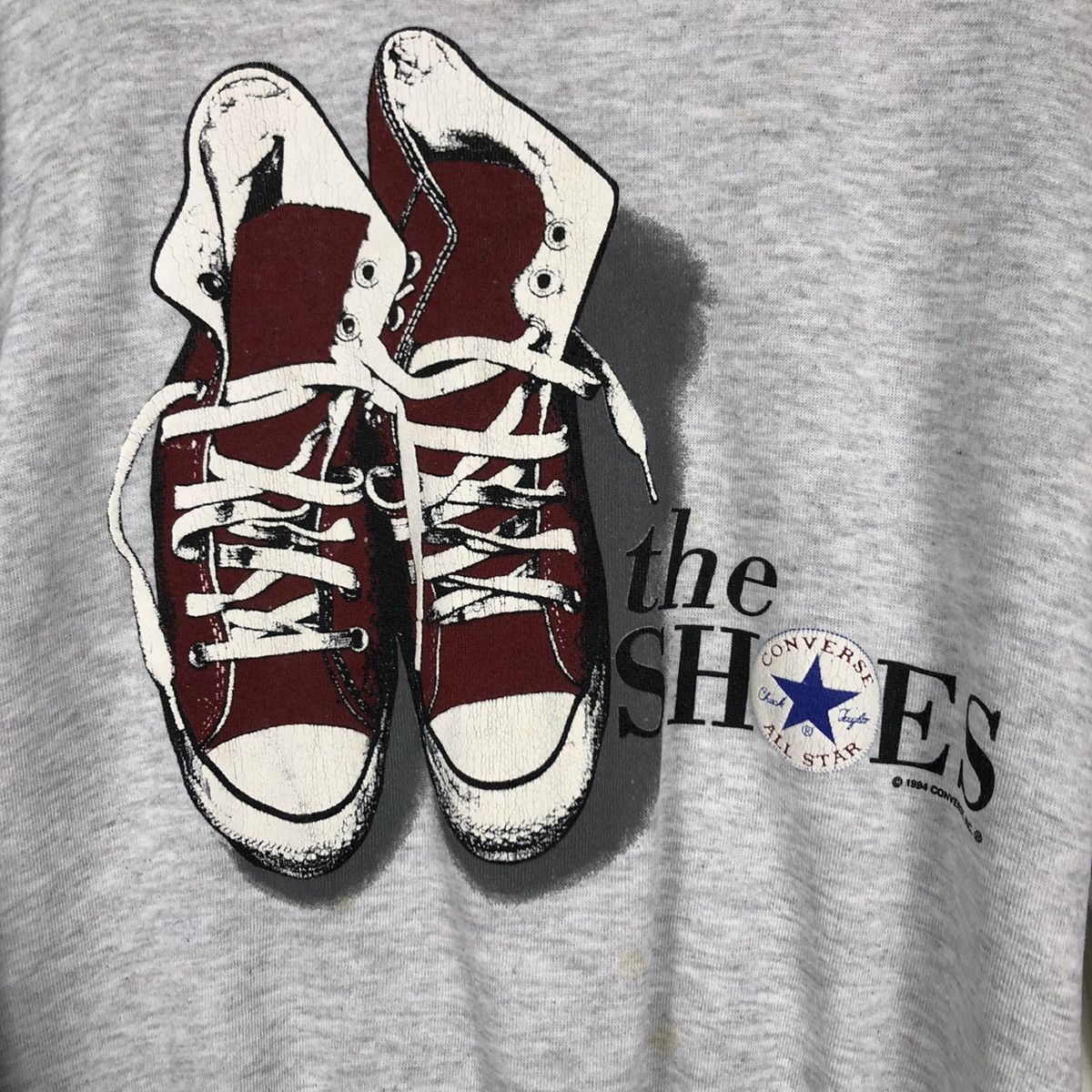 Converse × Vintage Vintage Converse All Star Shoes Sweatshirt Small Size Size US S / EU 44-46 / 1 - 10 Thumbnail