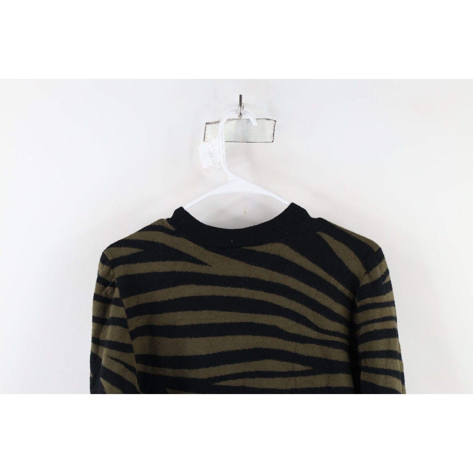 Other Lane Bryant Zebra Striped Knit Long Sleeve Dress Size 4XL / US 24-26 - 10 Thumbnail