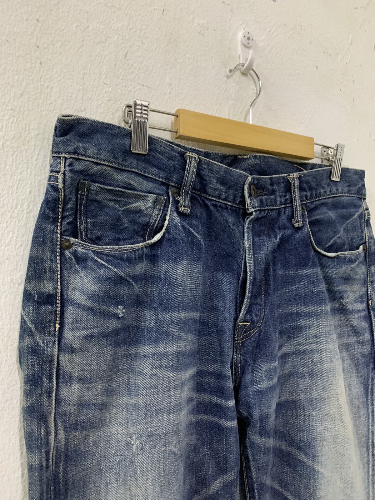 Japanese Brand KURO Selvedge Graphite Denim Size US 32 / EU 48 - 4 Thumbnail