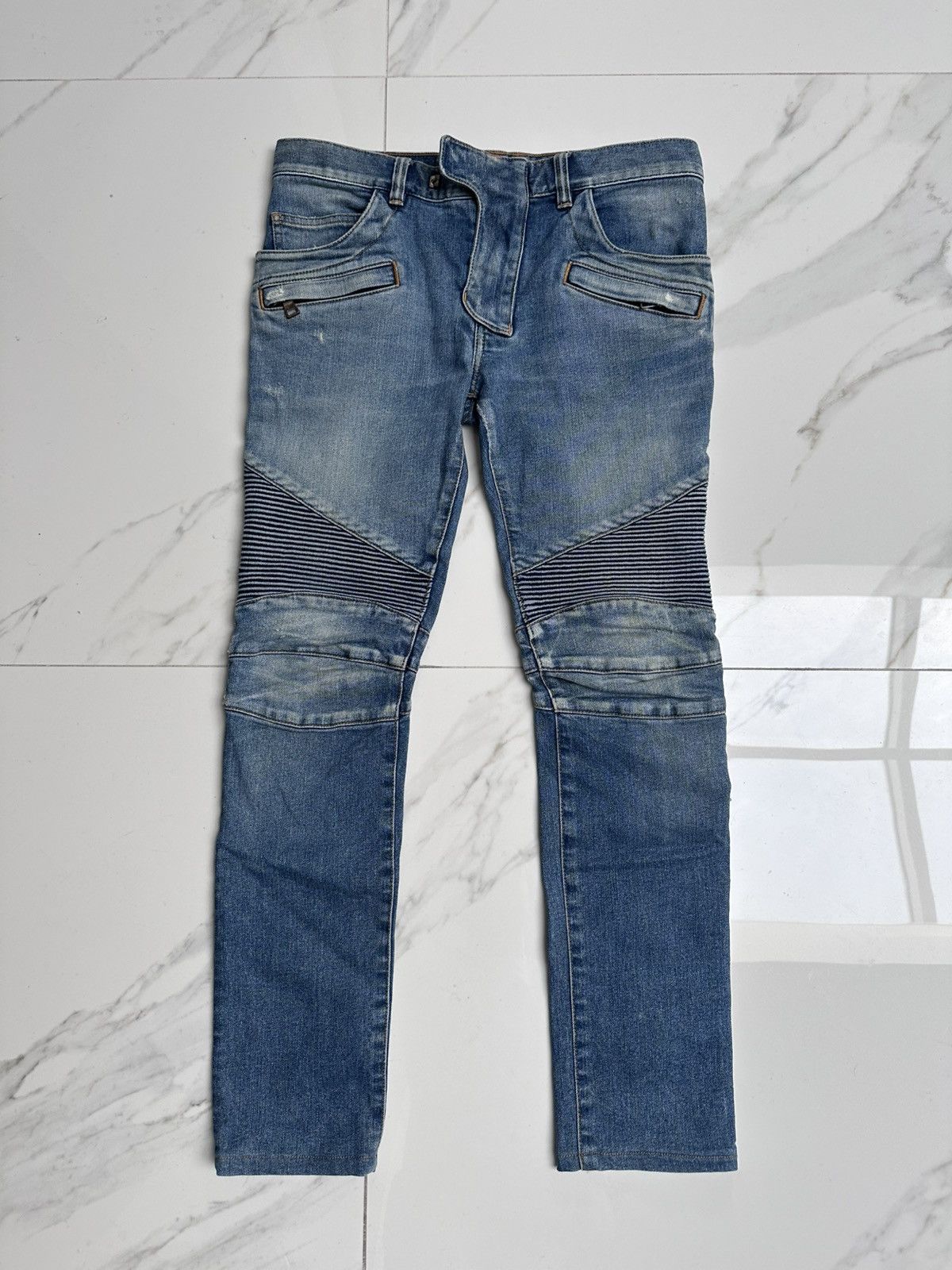 Balmain Biker jeans Size US 29 - 1 Thumbnail