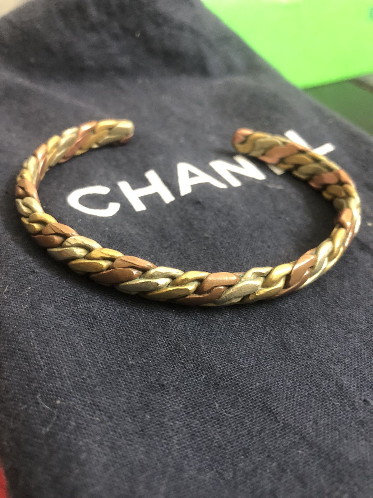 Vintage bangle brass Size ONE SIZE - 1 Thumbnail