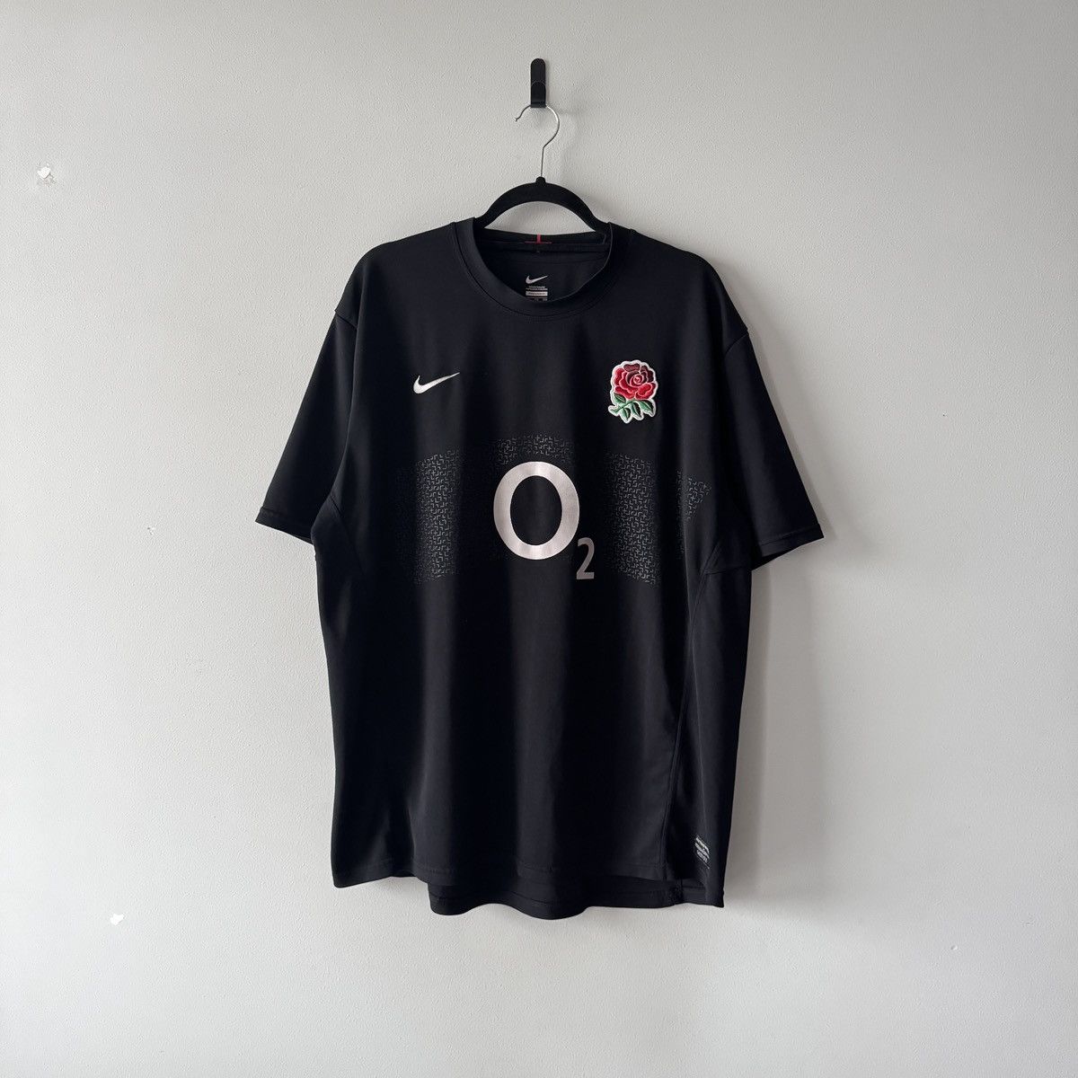 Nike Nike England Rugby Shirt XXL Black O2 Soccer Jersey Size US XXL / EU 58 / 5 - 12 Thumbnail