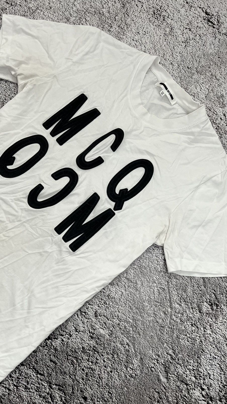 Alexander McQueen Alexander McQueen MCQ spellout logo big T shirt Size US XL / EU 56 / 4 - 1 Thumbnail