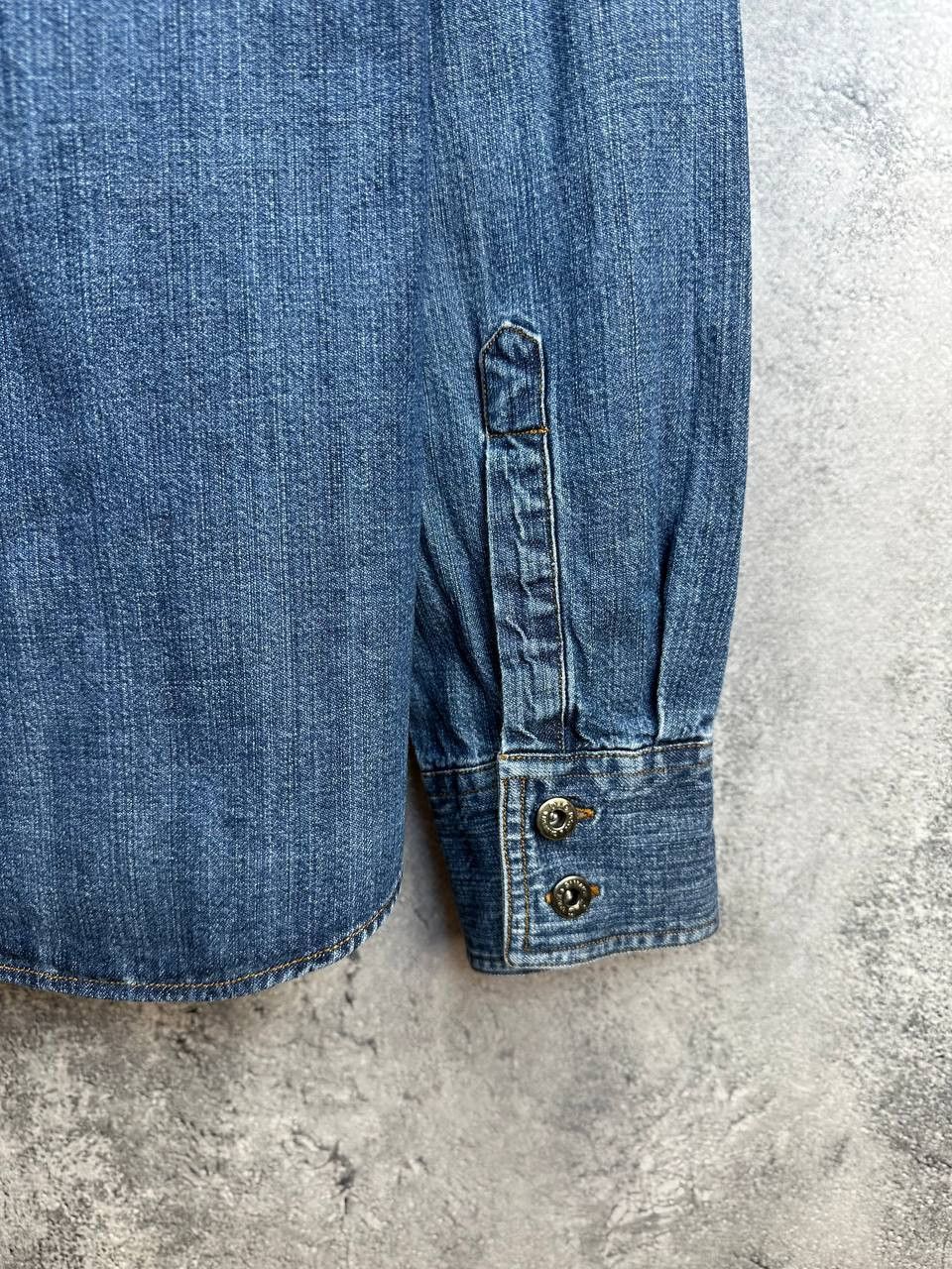 Dolce & Gabbana D&G Dolce & Gabbana Denim Shirt Vintage Logo Pocket Slim Fit Size US L / EU 52-54 / 3 - 9 Thumbnail