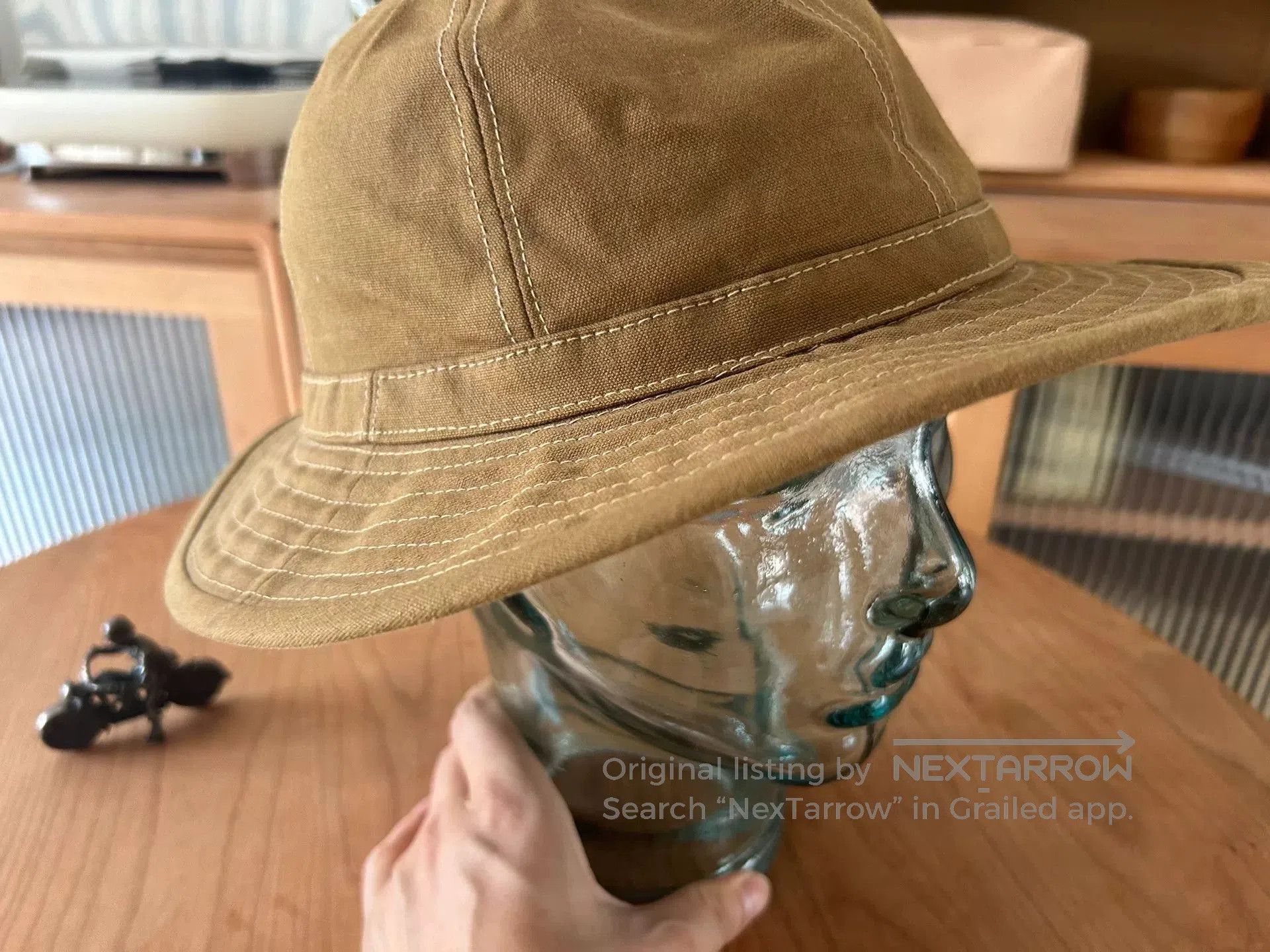 Freewheelers brown outdoor wide-brimmed hunting hat. Size ONE SIZE - 3 Thumbnail