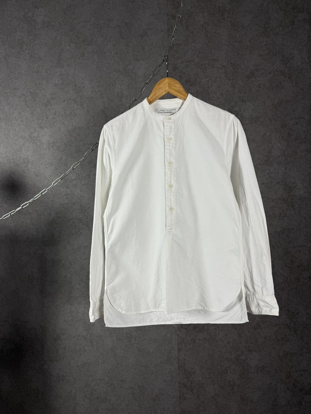 Lemaire × Uniqlo Uniqlo x Lemaire Designer seersucker camp collar