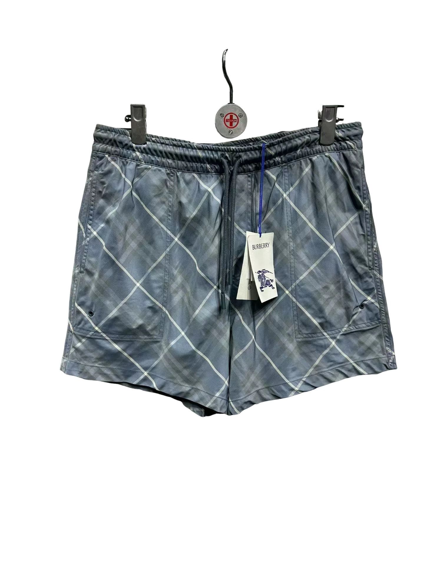 Burberry Burberry Pewter IP Check Swim Shorts L Size US 34 / EU 50 - 1 Thumbnail
