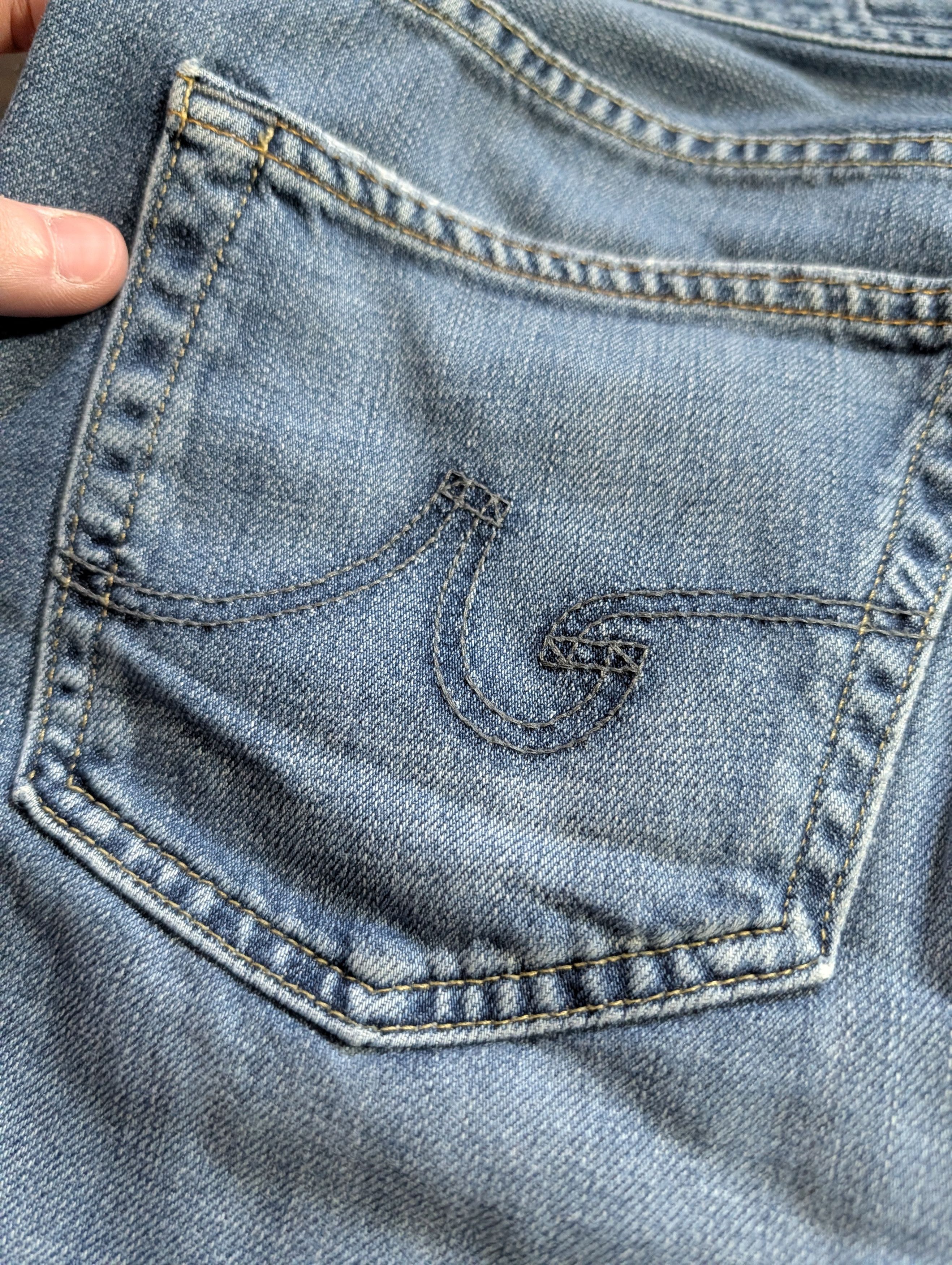 AG Adriano Goldschmied The Protege straight leg MiUSA blue denim jeans 38 Size US 38 / EU 54 - 8 Thumbnail
