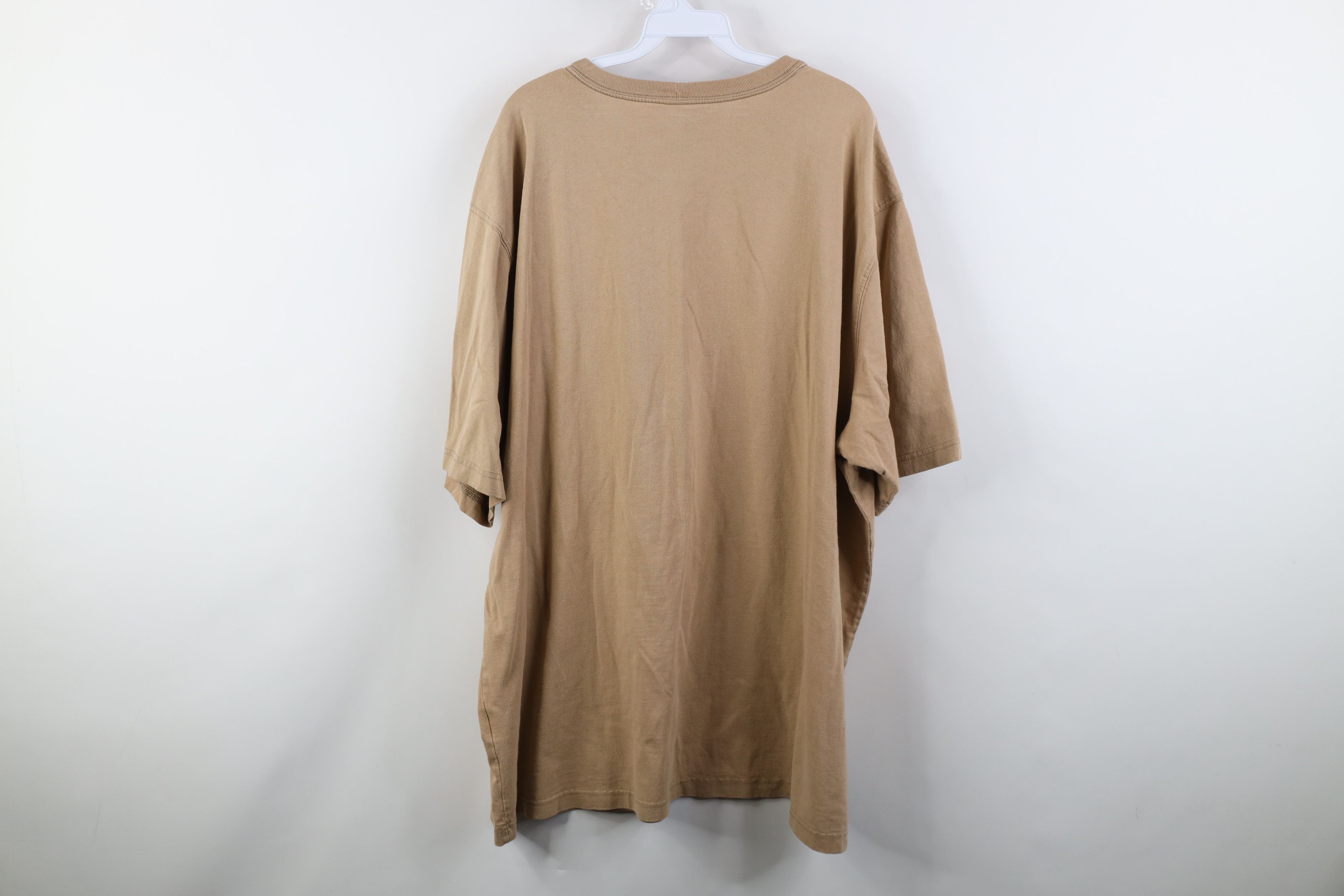 Carhartt Vintage Y2K Carhartt Pocket T-Shirt Beige Khaki Tan Size US XXL / EU 58 / 5 - 13 Thumbnail