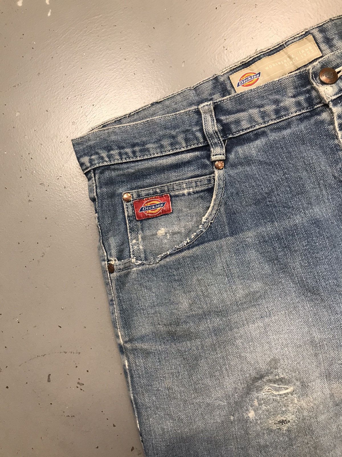 Dickies Vintage dickies big daddy embroidered damaged straight denim Size US 36 / EU 52 - 11 Thumbnail