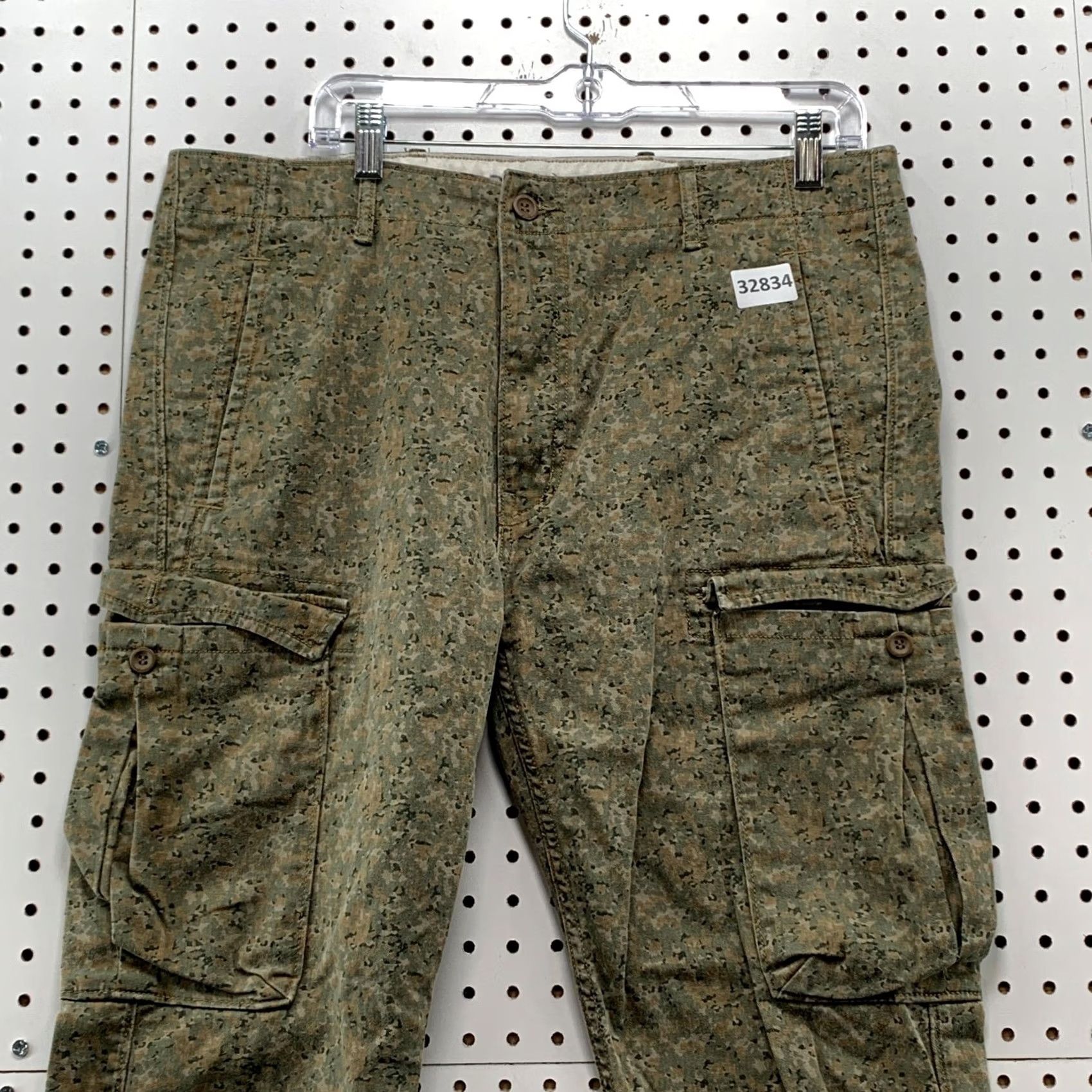 Levi's Levi's Military Cargo Pants Mens 34x28 Green Camouflage Army Casual Size US 34 / EU 50 - 2 Thumbnail