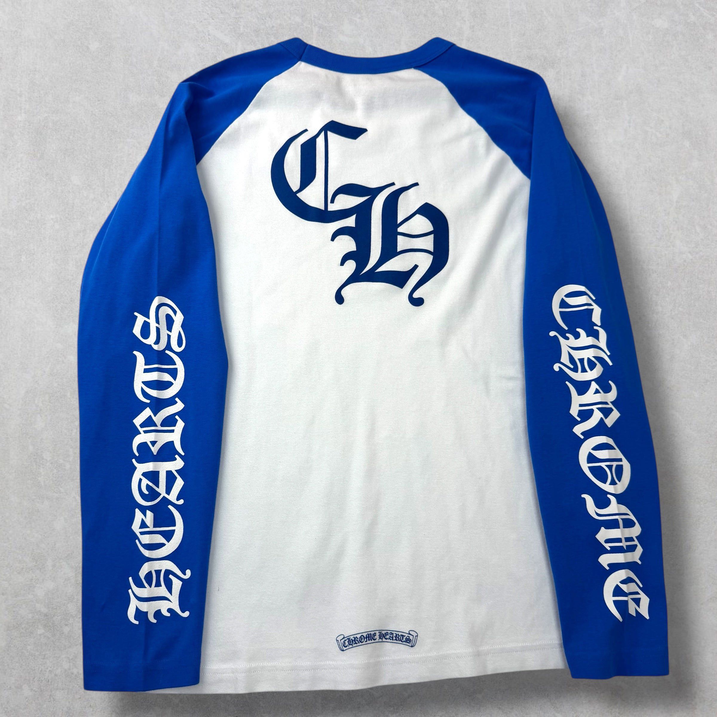 Chrome Hearts Chrome Hearts CH Blue Baseball Shirt XXL Size US XXL / EU 58 / 5 - 2 Thumbnail
