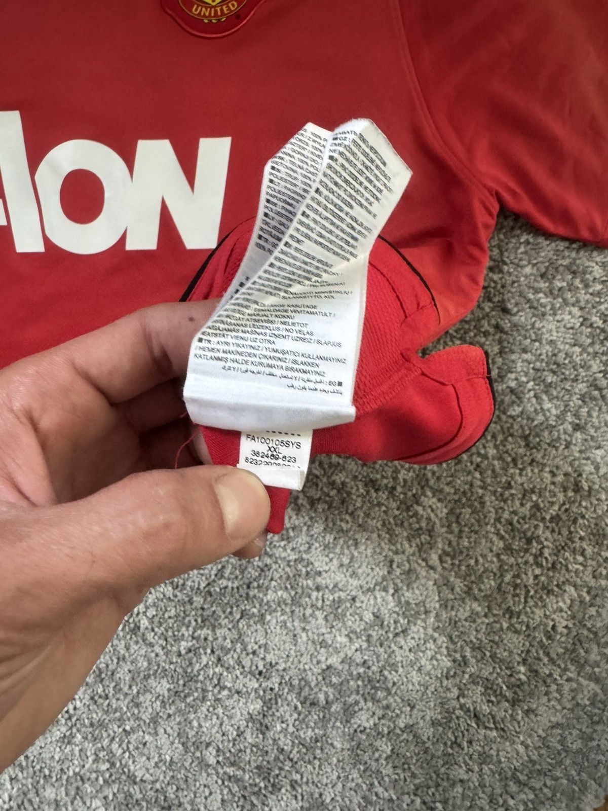 Nike Manchester united vintage Size US XXL / EU 58 / 5 - 5 Thumbnail