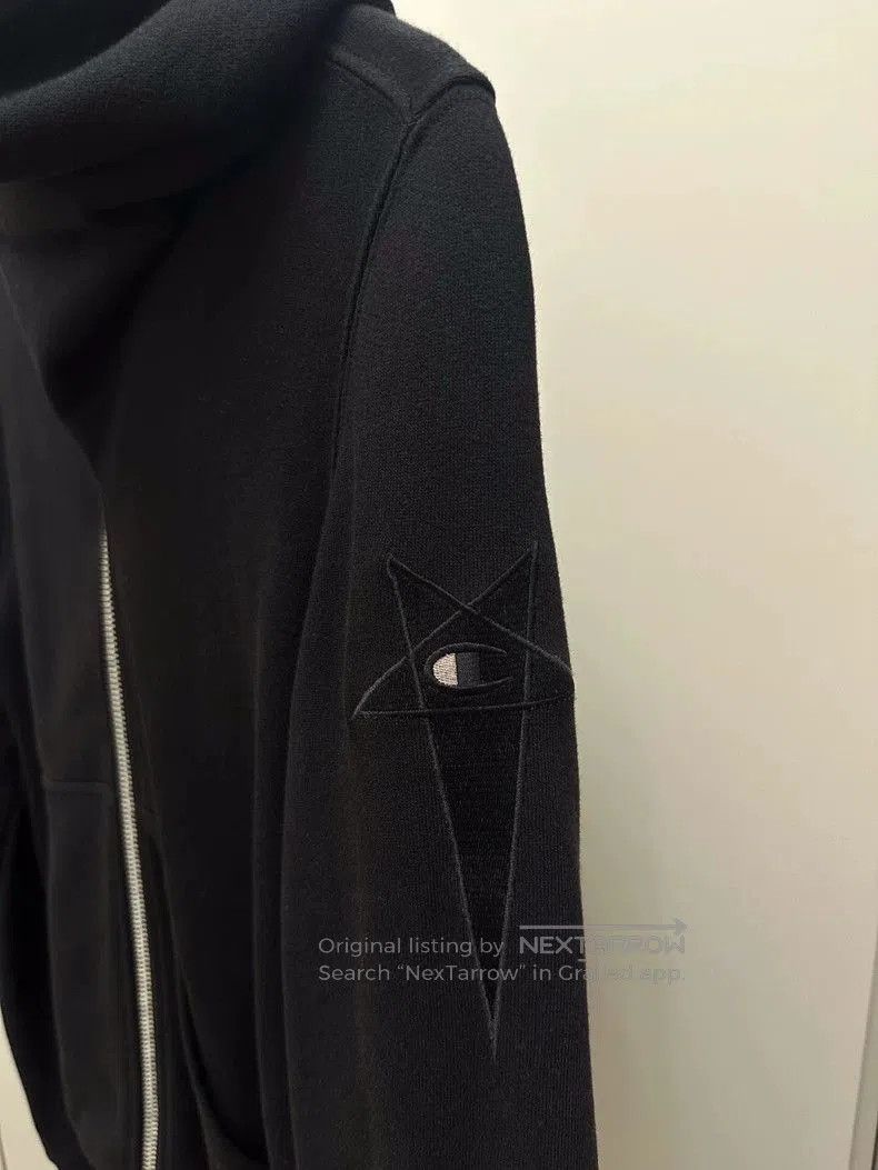 Rick Owens Rick Owens Black Zip Up Hoodie Jacket. Size US L / EU 52-54 / 3 - 3 Thumbnail
