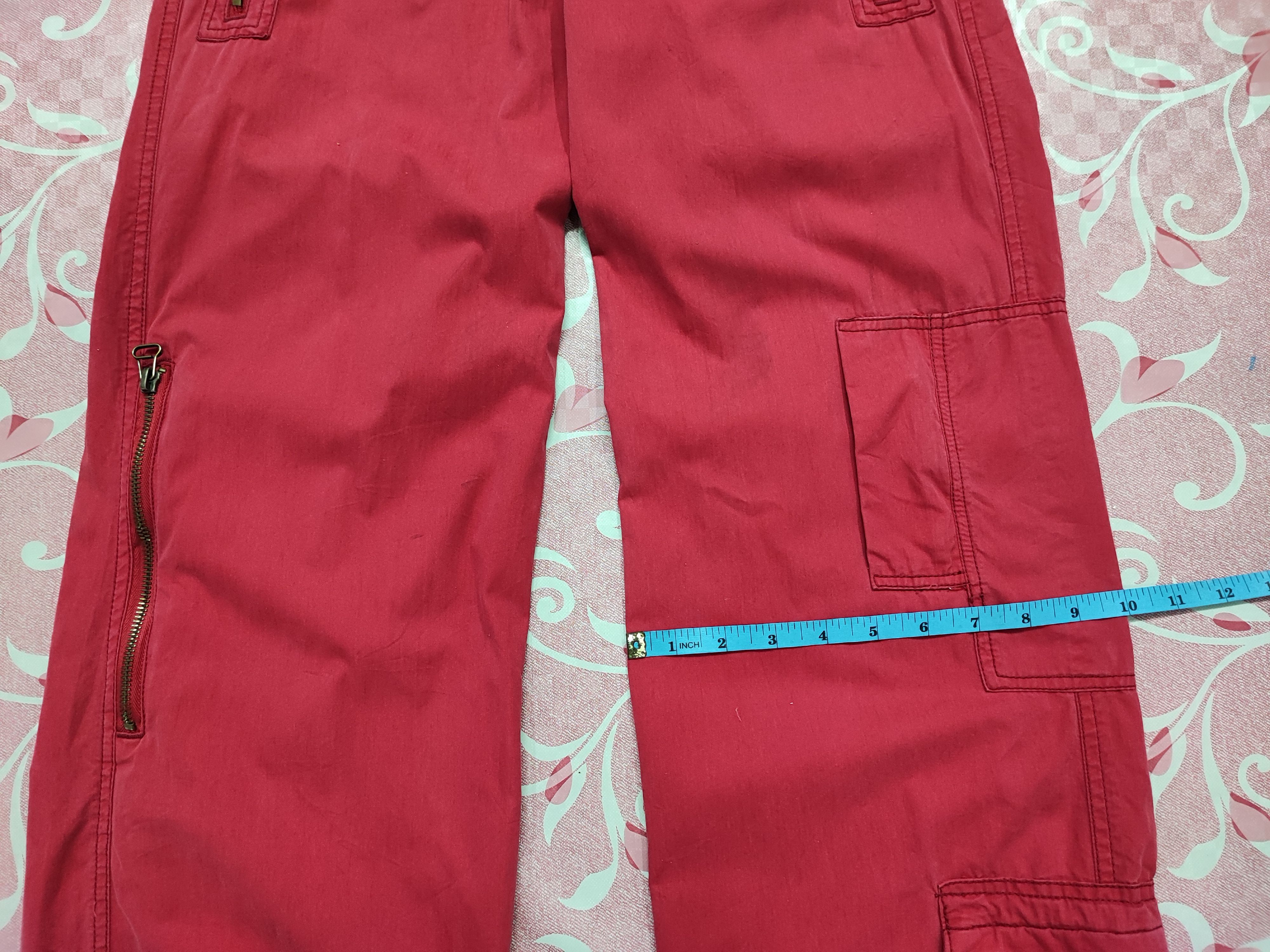 If Six Was Nine Cargo Pant Multipocket Red by Periscope 28 Size US 28 / EU 44 - 10 Thumbnail