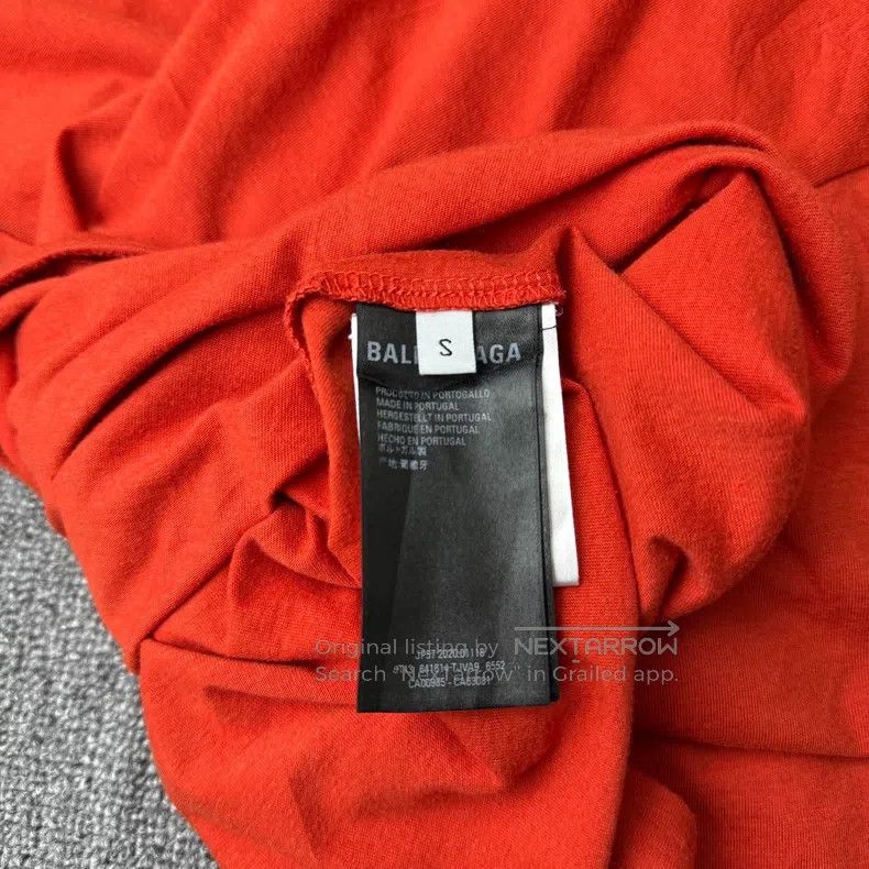 Balenciaga Balenciaga Casual simple Joker T-shirt orange Size US S / EU 44-46 / 1 - 4 Thumbnail