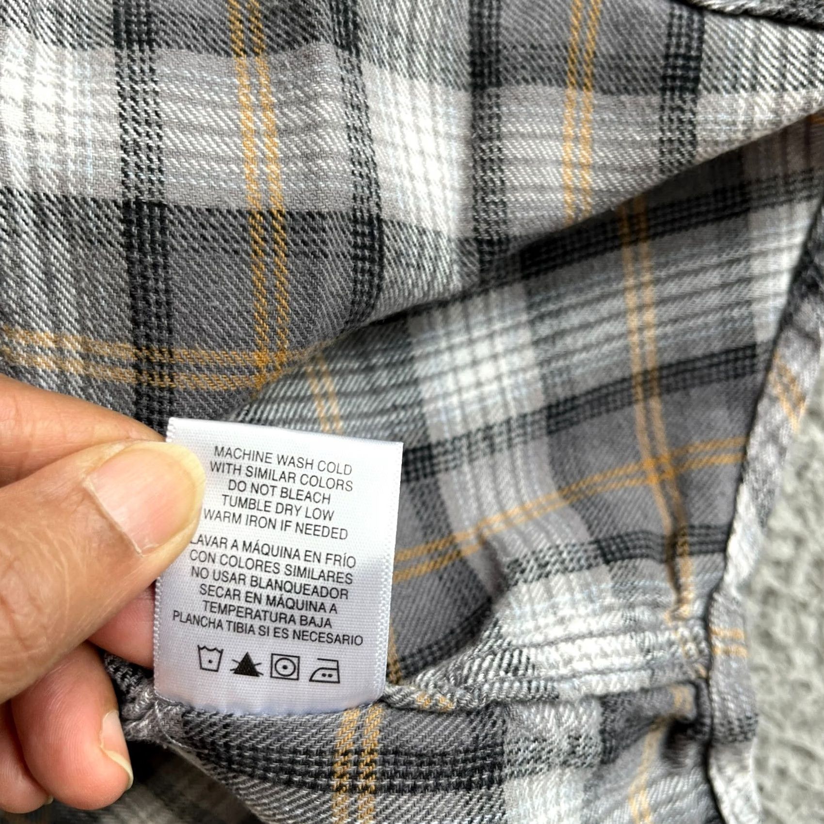 Vintage Northwest Territory Shirt Mens XL Gray Plaid Flannel Button Up Outdoor Size US XL / EU 56 / 4 - 7 Thumbnail