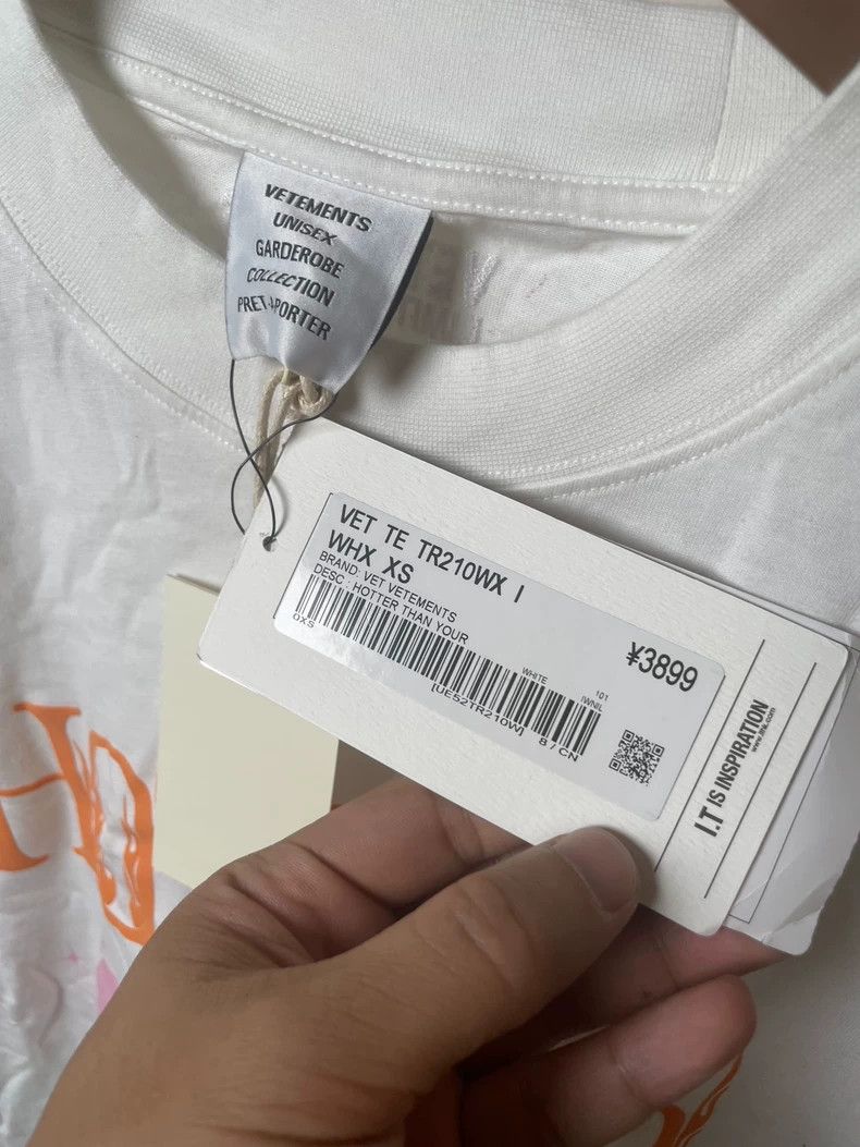 Vetements Vetements Brand Printed T-Shirt, Size XS Size US XS / EU 42 / 0 - 2 Thumbnail