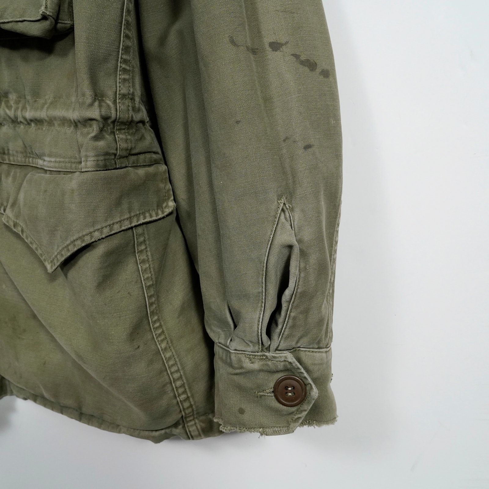 Vintage VTG WWII US Army M-43 Field Jacket OG-107 Stencil Distressed Size US M / EU 48-50 / 2 - 12 Thumbnail