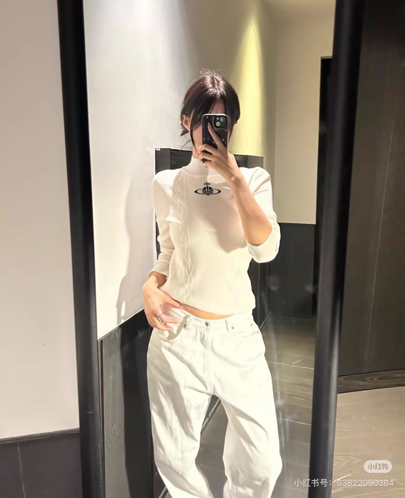 Vivienne Westwood Vivienne Westwood Deadstock White Fitted Knit Top XS Size XS / US 0-2 / IT 36-38 - 6 Thumbnail