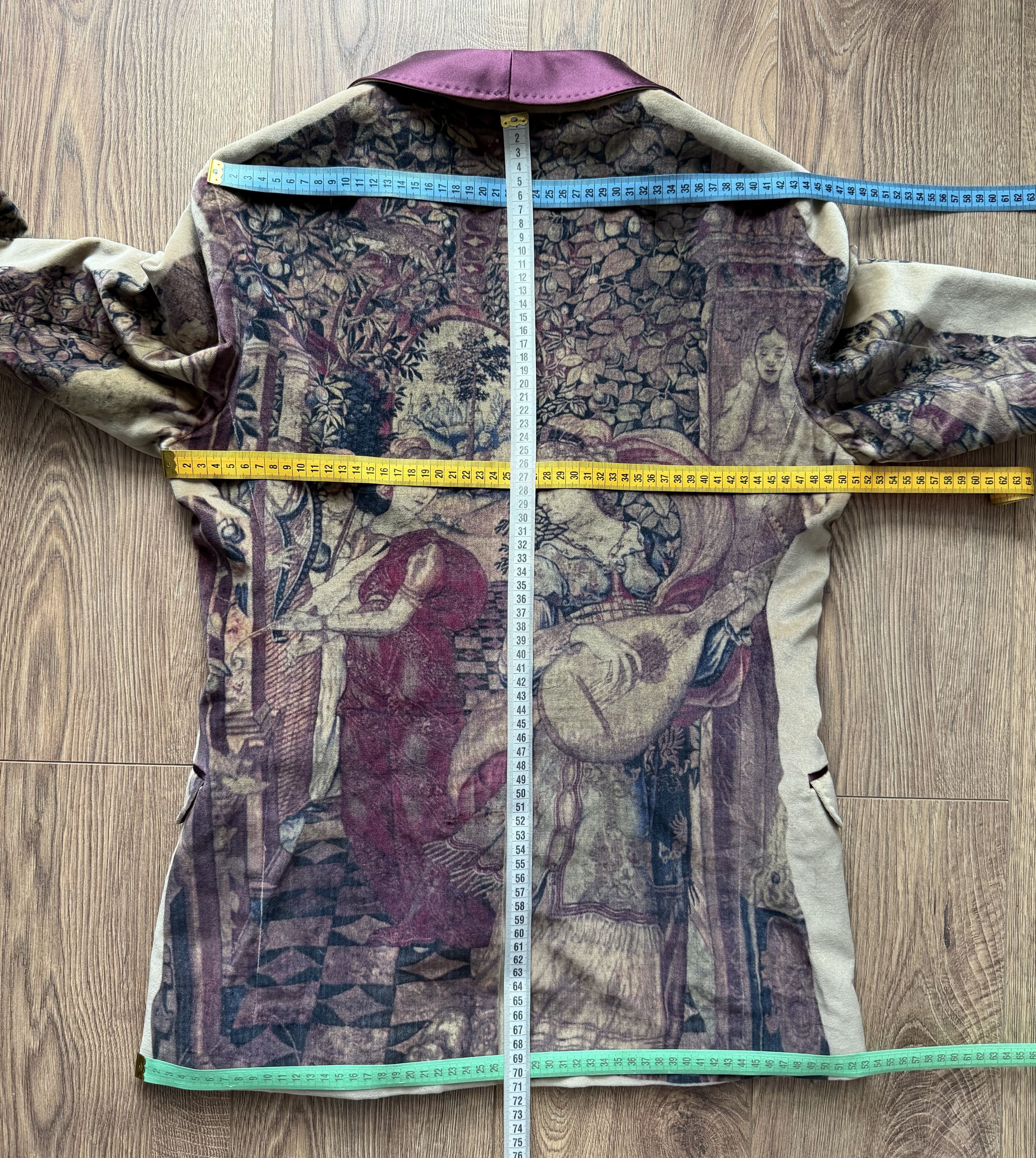 Dolce & Gabbana DOLCE & GABBANA Velvet Blazer Jacket Fresco Renaissance Size 48R - 23 Thumbnail