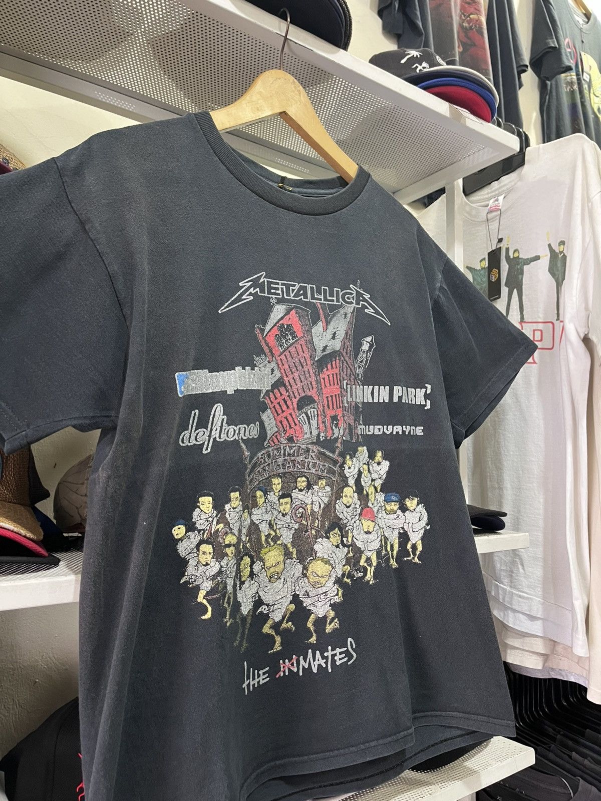 Metallica Vintage 2003 Metallica Summer SanitariumDeftones Linkin Park Size US M / EU 48-50 / 2 - 2 Thumbnail