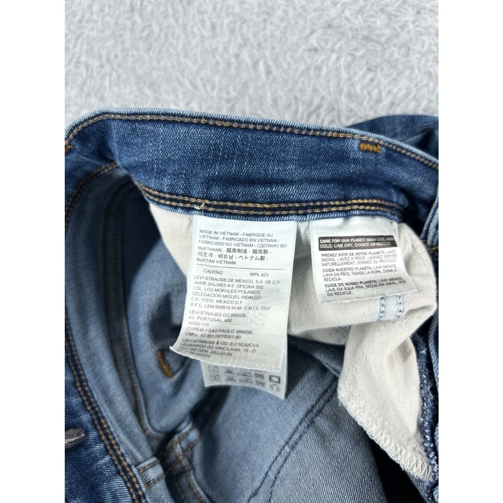 Levi's VINTAGE Levis Jean Women 10 Blue Denim Bootcut Mid Rise Cotton Stretch 29x30 Womens Size 32" / US 10 / IT 46 - 7 Thumbnail