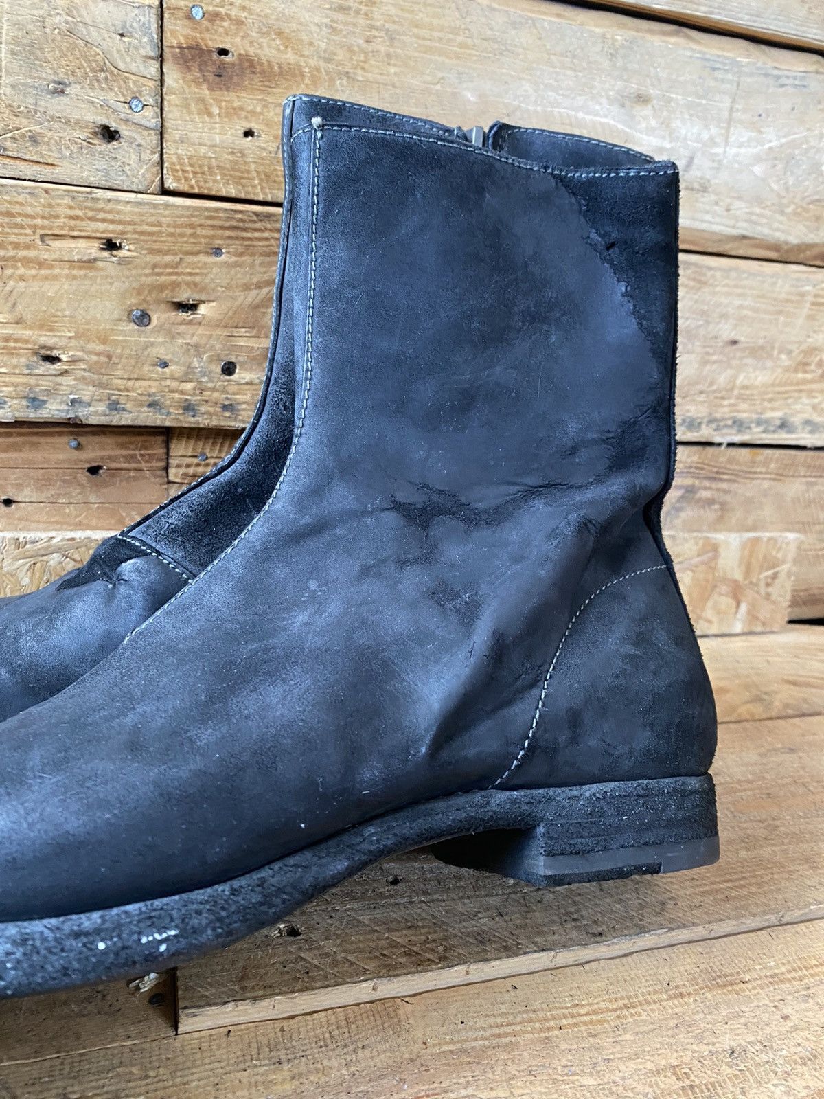 Franceschetti Franceschetti , hand made black leather boots uksz 8 Size US 9 / EU 42 - 8 Thumbnail