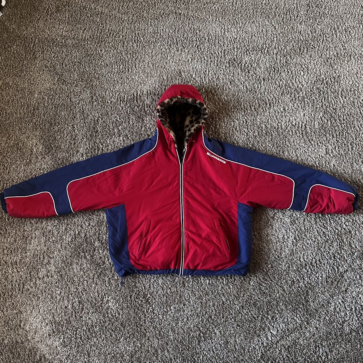Supreme Supreme x Y's Faux Fur Red | Grailed