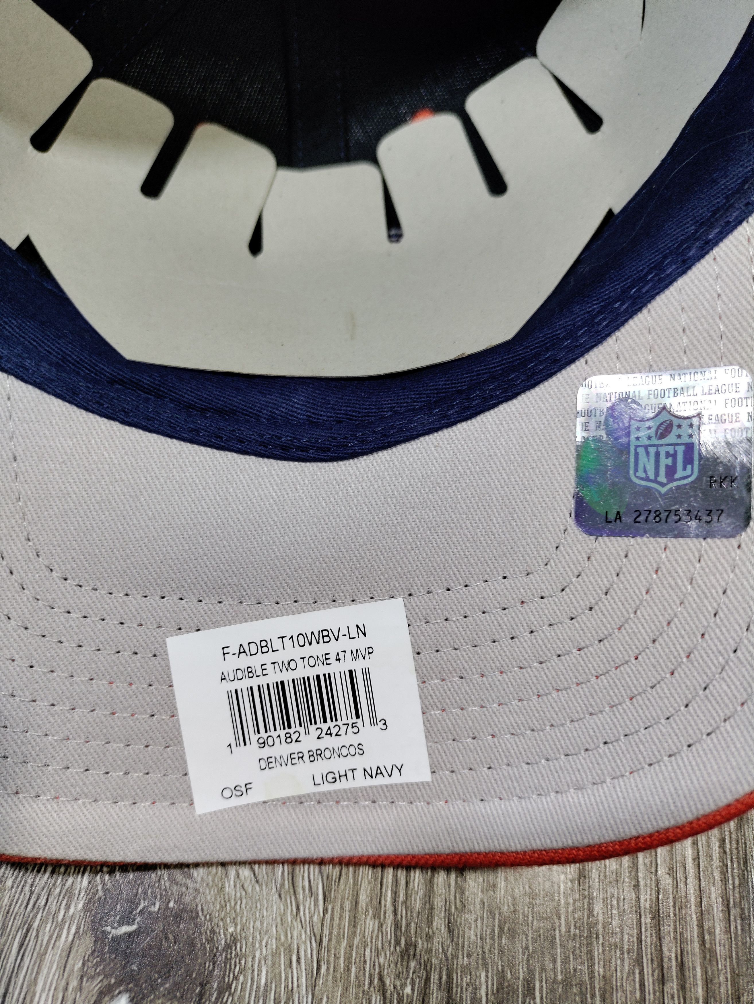 47 Brand Denver Broncos NFL Hat Size ONE SIZE - 3 Thumbnail