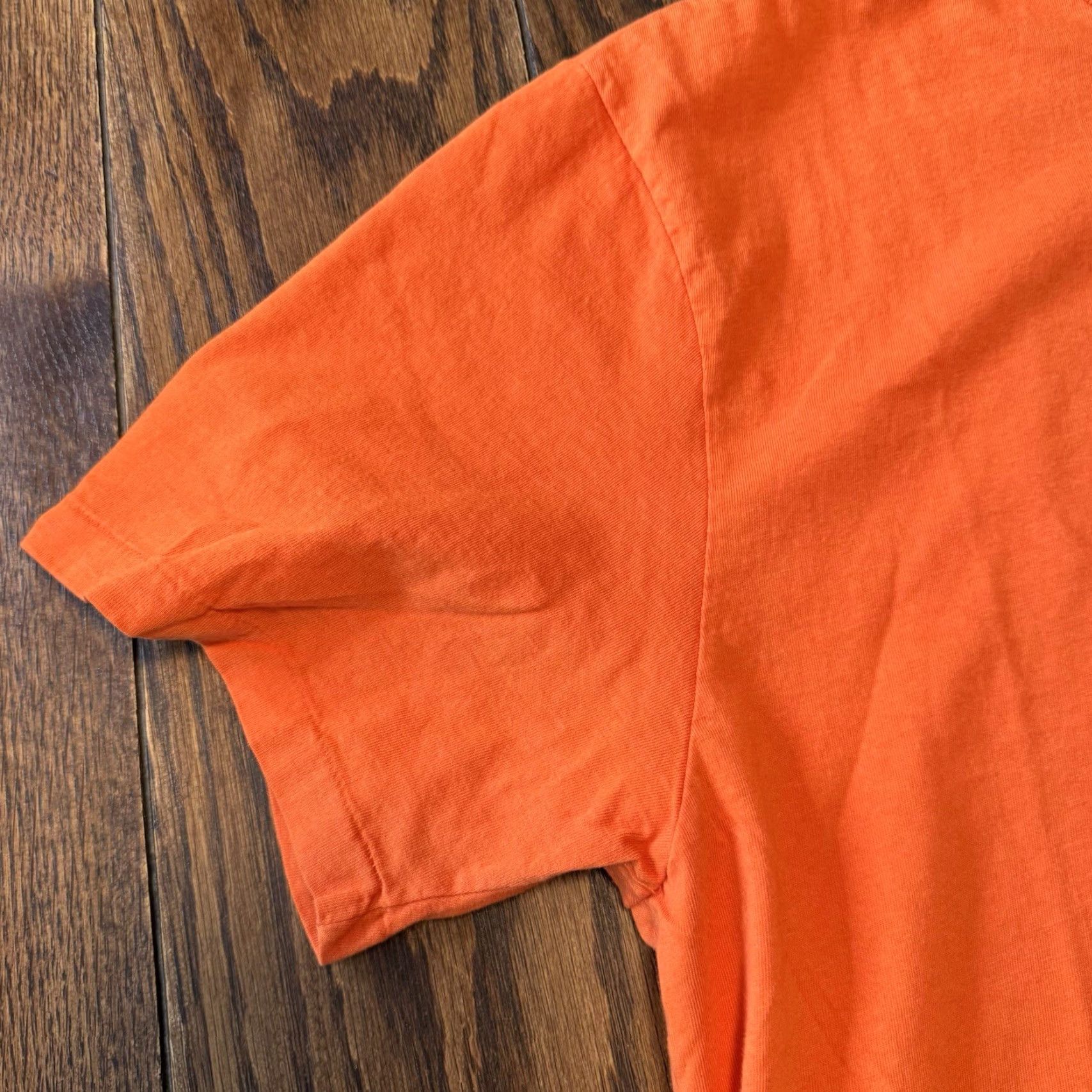 Ralph Lauren VINTAGE Polo Ralph Lauren Orange Pocket Single Stitch Cotton T Shirt Mens XL Size US XL / EU 56 / 4 - 4 Thumbnail
